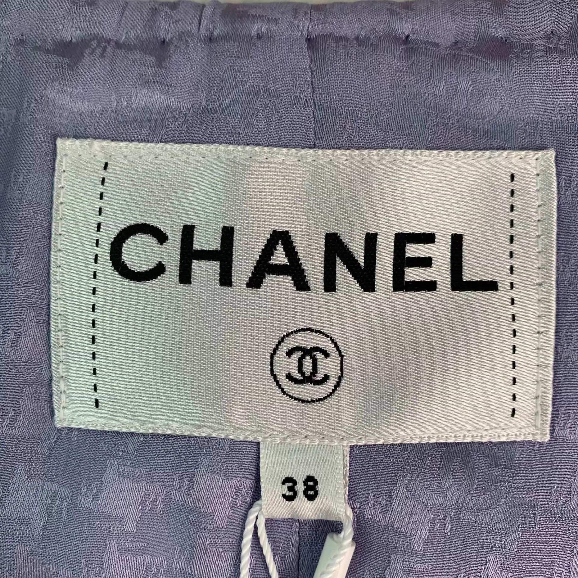 Chanel Chanel Women's Wool Coat Light Purple Size 38 Size S / US 4 / IT 40 - 5 Thumbnail