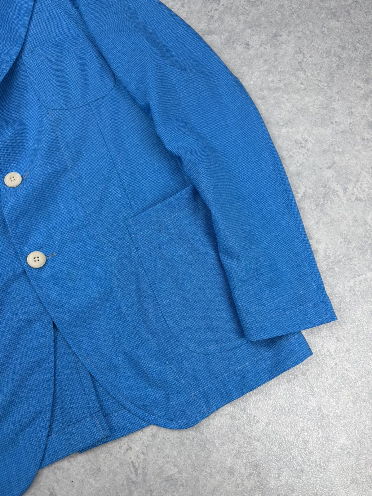 Other Angelo Nardelli Blue Wool Blend Sport Coat Blazer Size 50 Size 40R - 2 Thumbnail