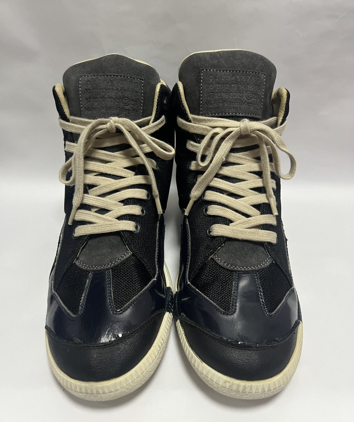 Maison Margiela Maison Margiela - F/W 13’ - High-Top Sneaker Navy Size US 8.5 / EU 41-42 - 3 Thumbnail