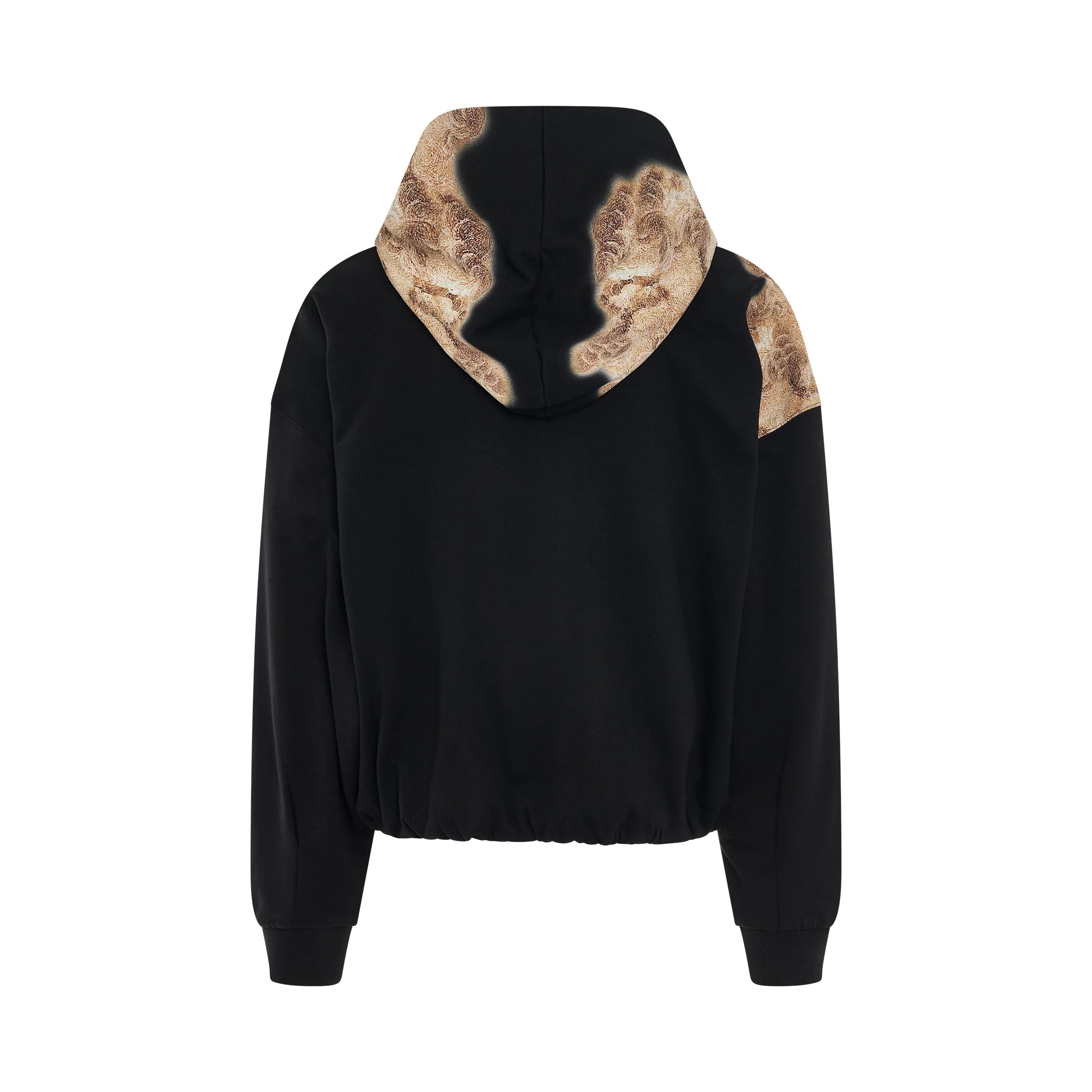 Wooyoungmi o1mris0824 Volcano Print Hoodie in Black Size US S / EU 44-46 / 1 - 4 Thumbnail