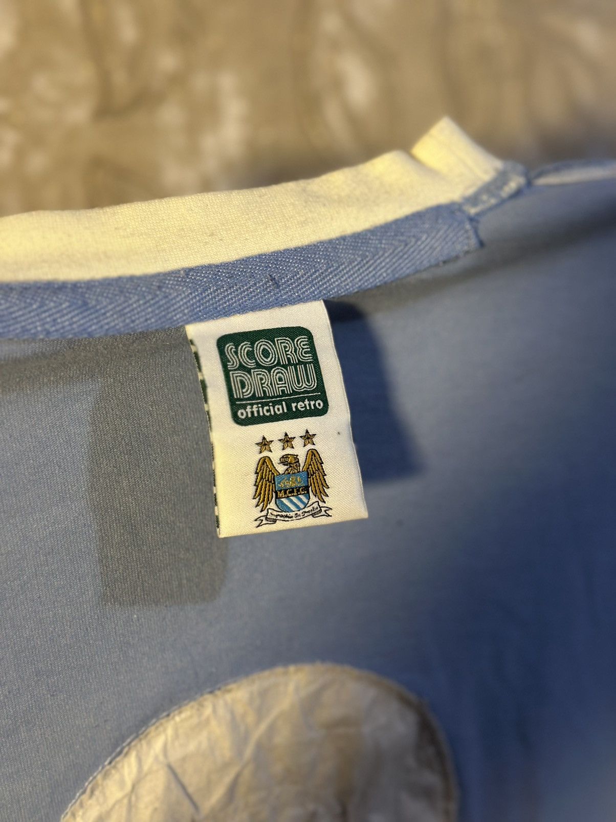 Other VINTAGE SCORE DRAW MANCHESTER CITY #8 JERSEY Size US M / EU 48-50 / 2 - 9 Thumbnail