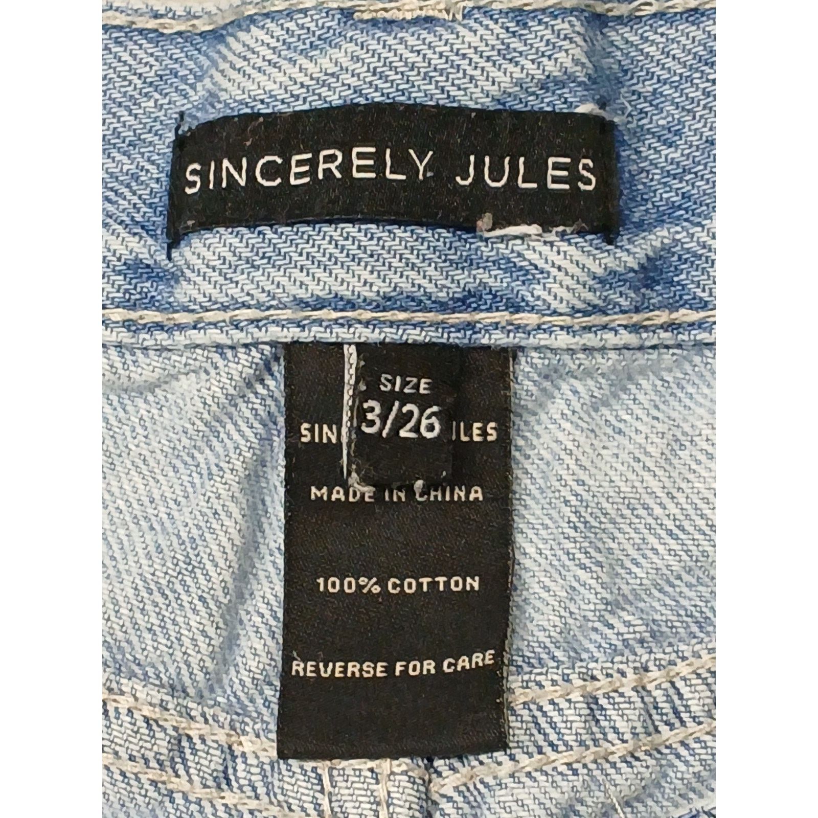 Other Sincerely Jules (3/26) women's Vintage High Waist Mom Shorts Size 24" / US 00 / IT 34 - 6 Thumbnail