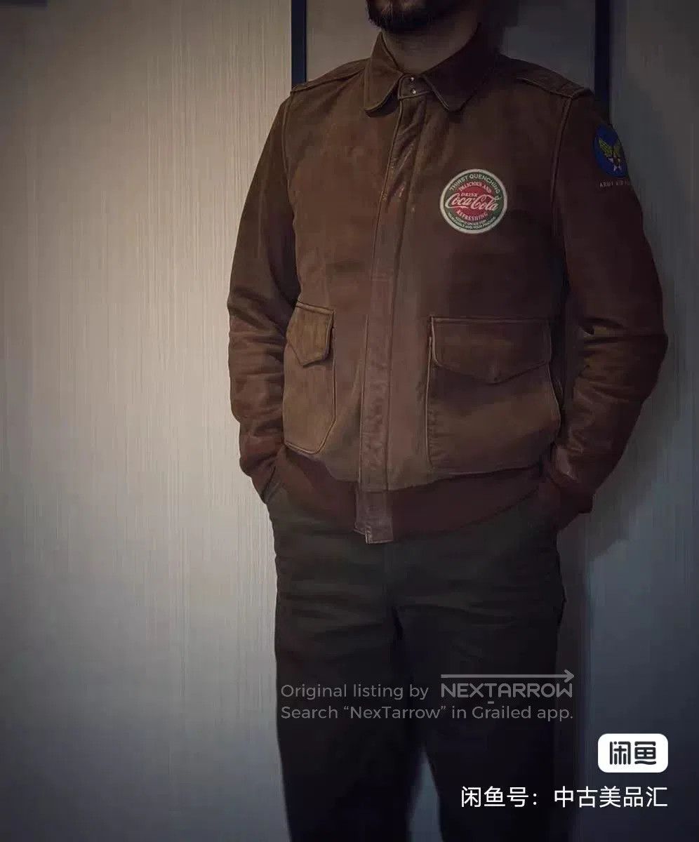TOYS McCOY Toys Mccoy Vintage A2 Flight Jacket. Size US M / EU 48-50 / 2 - 2 Thumbnail