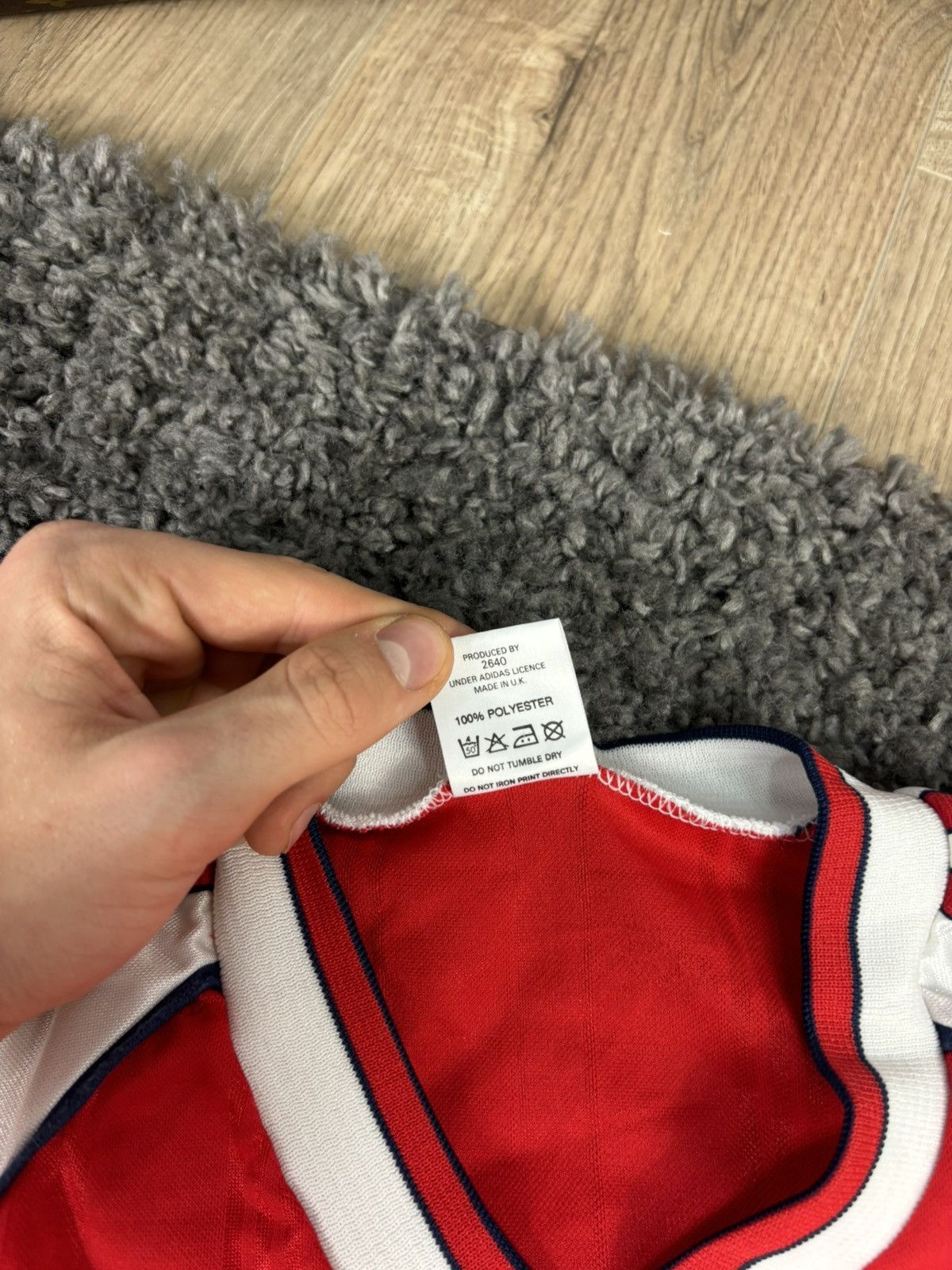 Adidas × Vintage RARE Arsenal Home Shirt 1988 - 1990 Adidas / JVC Jersey Size US M / EU 48-50 / 2 - 7 Thumbnail