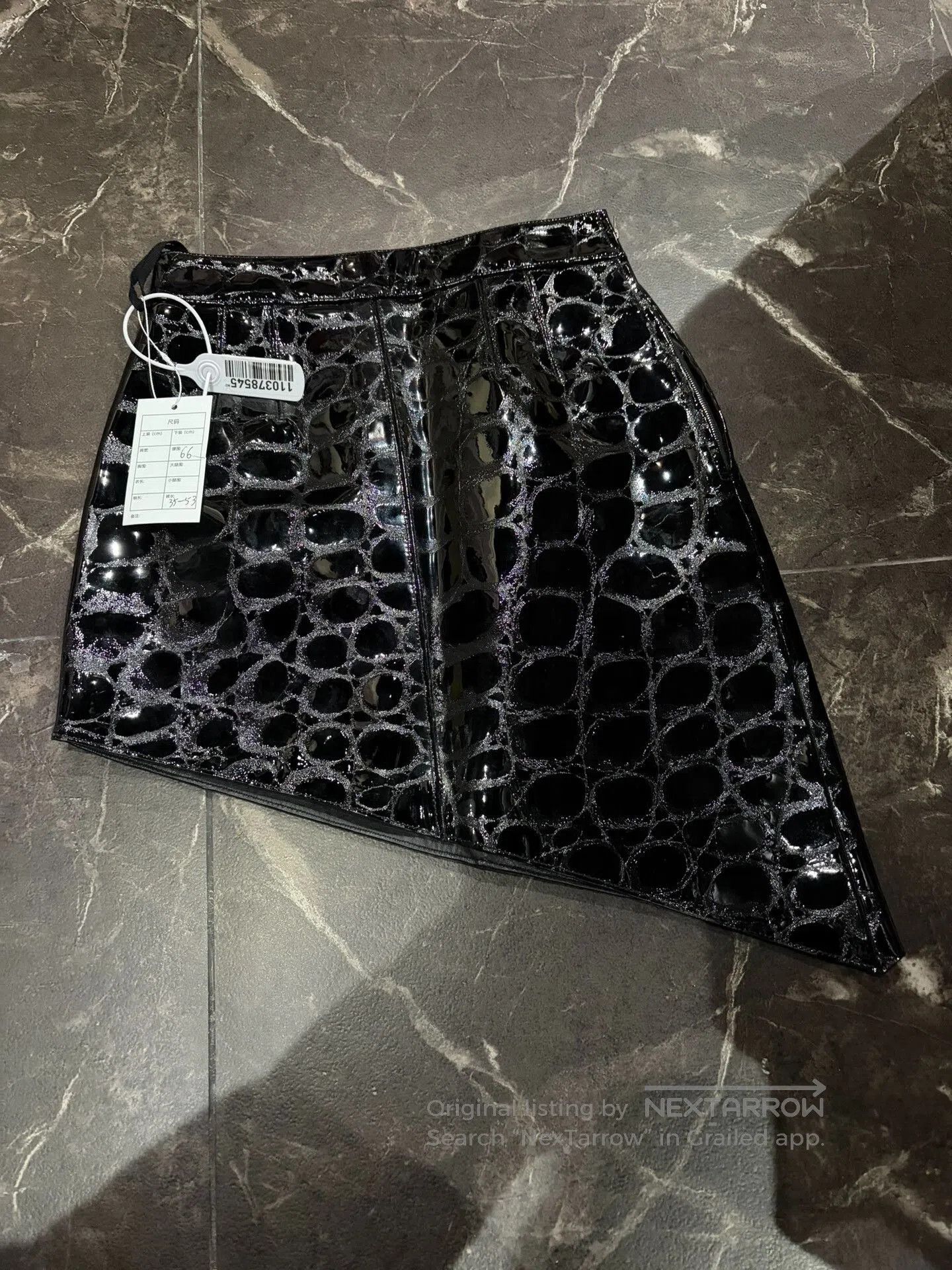Alexander Wang Alexander Wang Asymmetric Croc. Size 26" / US 2 / IT 38 - 1 Thumbnail