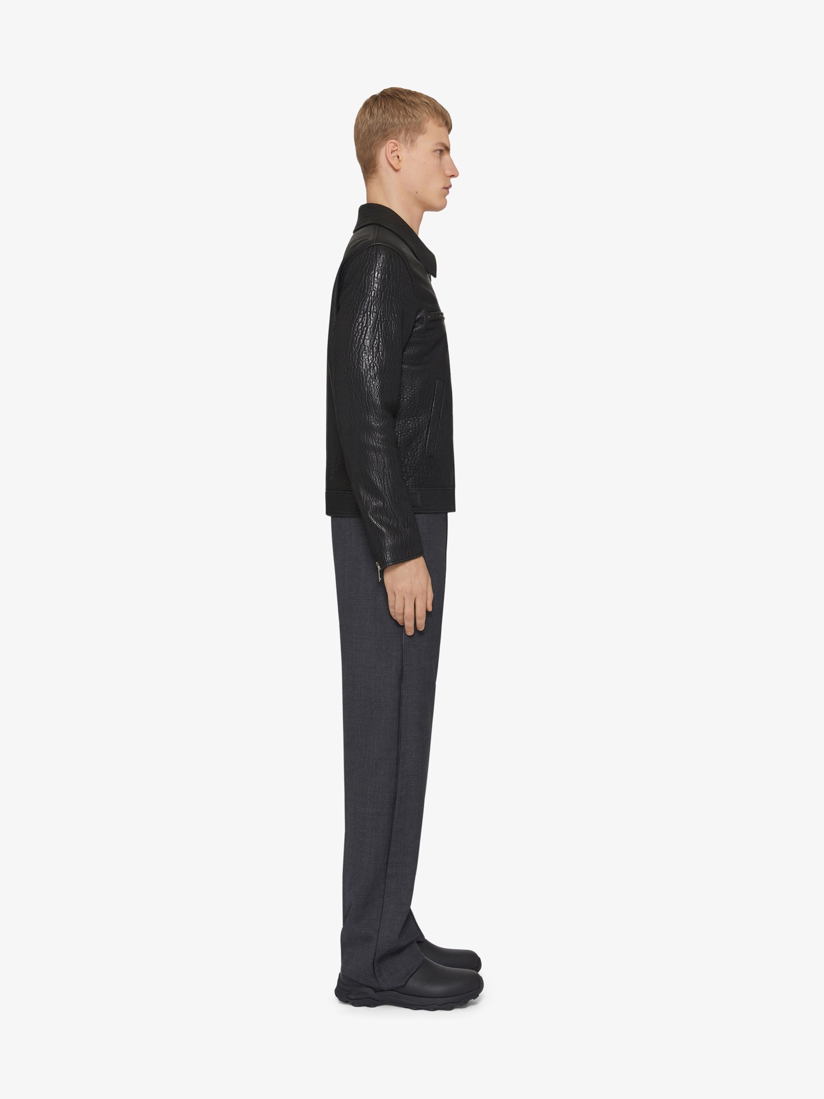Givenchy o1w1db10925 Leather Biker Jacket in Black Size US M / EU 48-50 / 2 - 3 Thumbnail