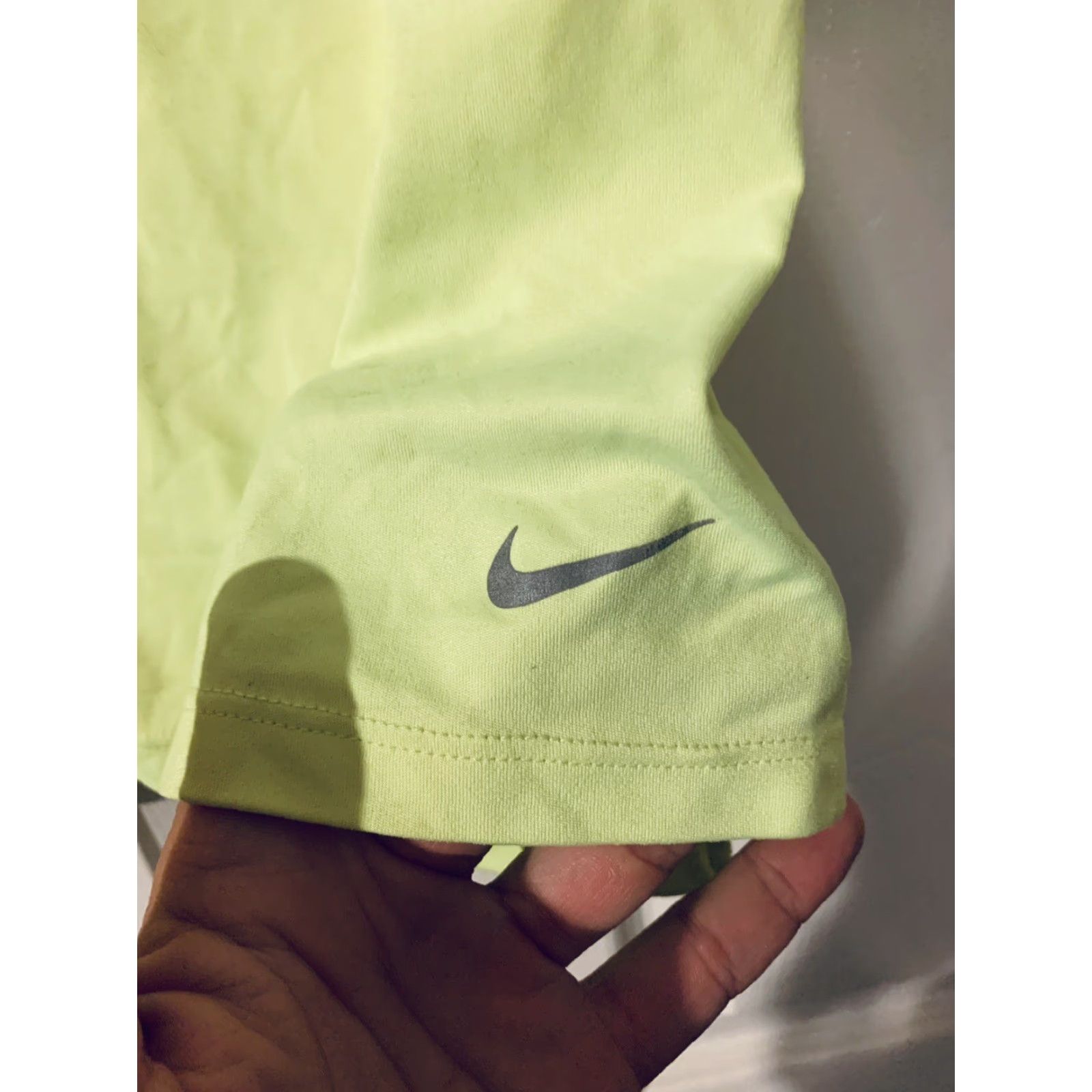 Nike Nike Dri-Fit Tank Top Womens Neon Yellow Small Running Sleeve Sleeveless Racerback Activewear Nike Dri-Fit Pullover Women’s | Size Small | Neon Size S / US 4 / IT 40 - 3 Thumbnail