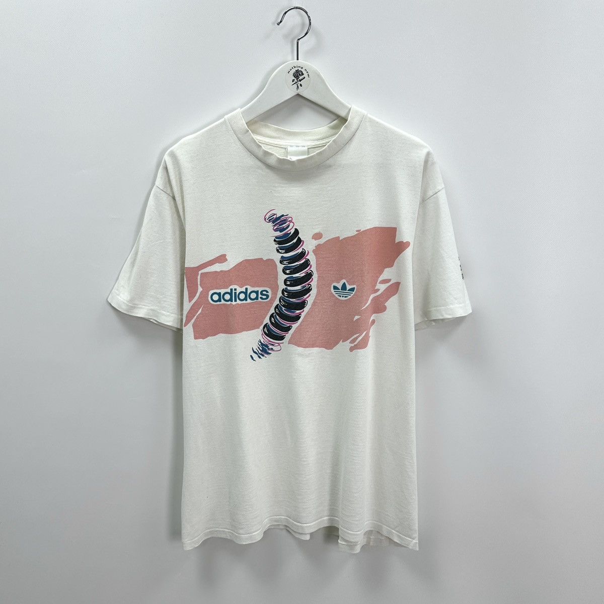 Vintage Vintage 90s Adidas Spiral tee Stophoest top drop y2k og hype Size US L / EU 52-54 / 3 - 1 Thumbnail