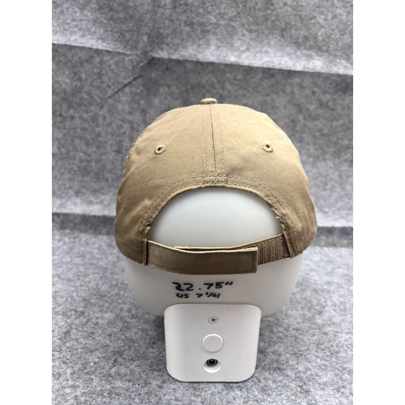 Vintage AG Chevron Hat Cap Strap Back Adult One Size Beige Twill Polyester Cotton Gas Oil Logo Hat Cap Adjustable Lightweight Men Baseball Cap Size ONE SIZE - 6 Thumbnail