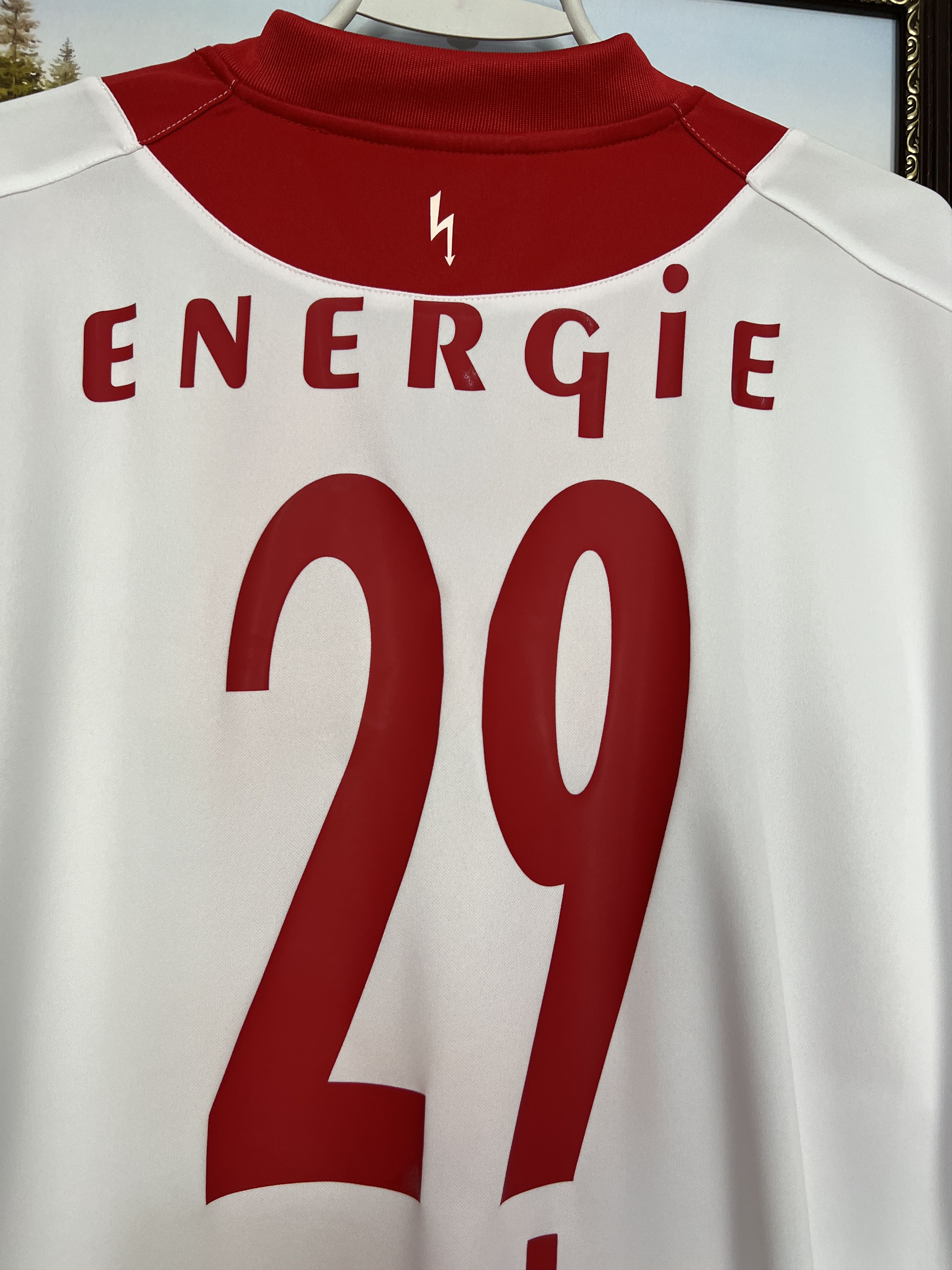 Vintage Energie Cottbus football shirt Soccer #29 Radu Jersey Trikot Size US XL / EU 56 / 4 - 3 Thumbnail