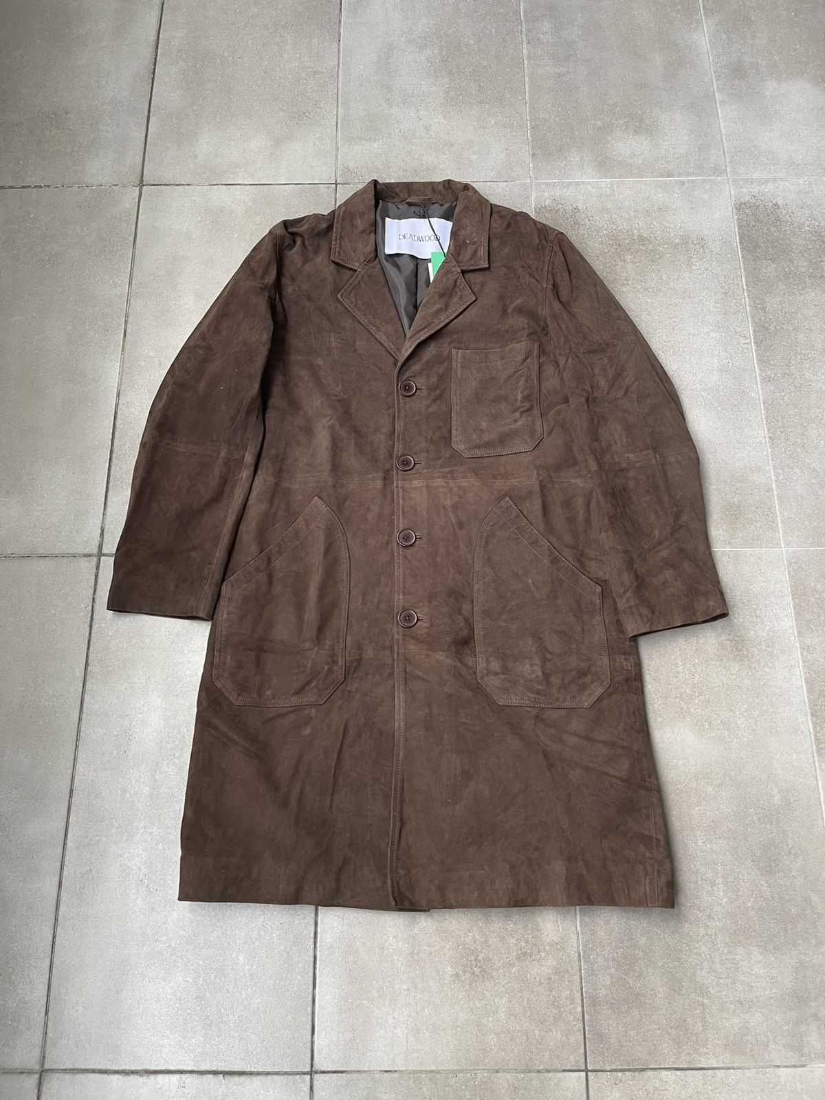 Deadwood !DS! SS23 Deadwood Painter Suede Leather Coat Size US M / EU 48-50 / 2 - 6 Thumbnail