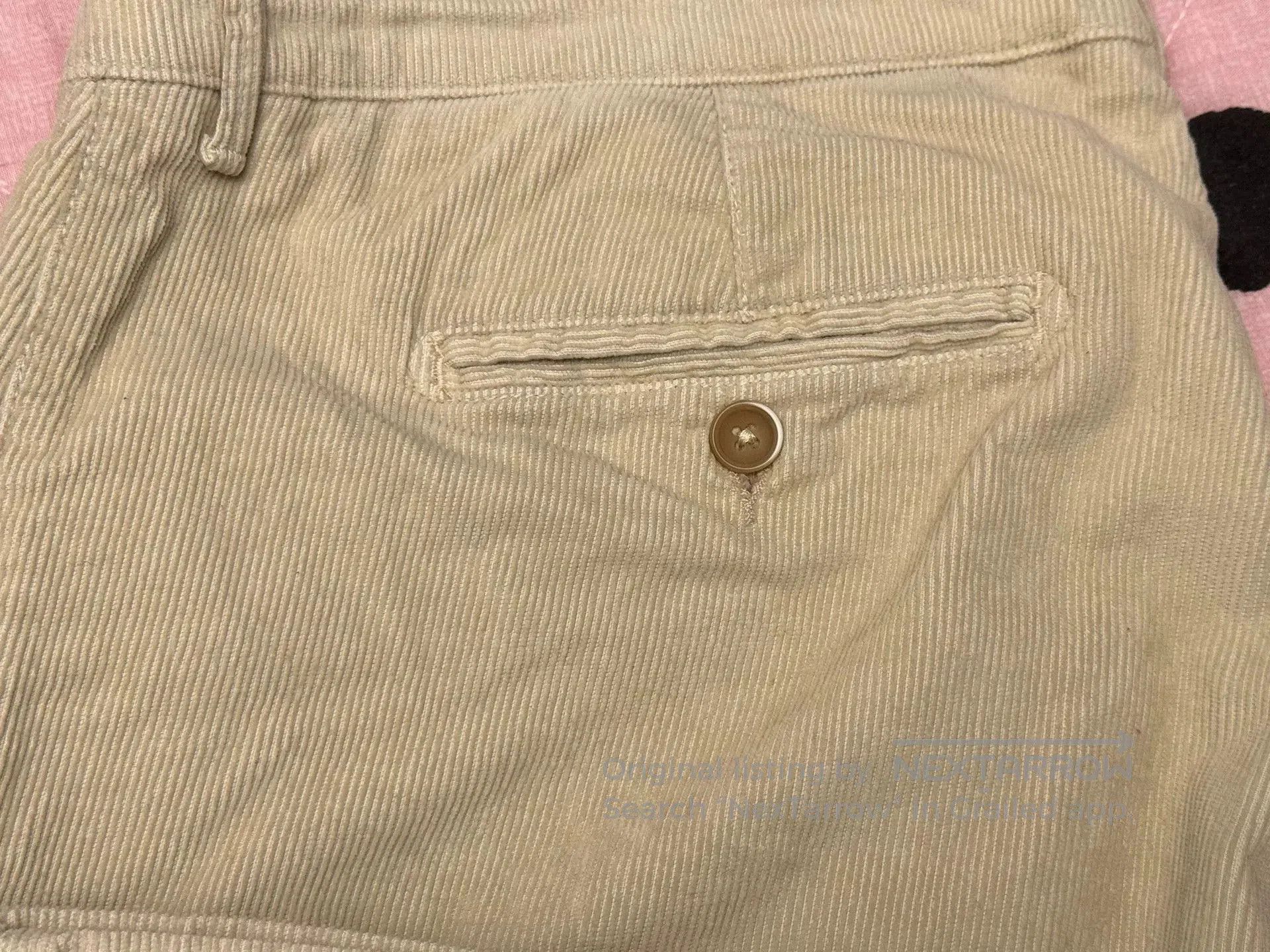 Other White Striped Corduroy Pants by B Corner. Size US 35 - 4 Thumbnail