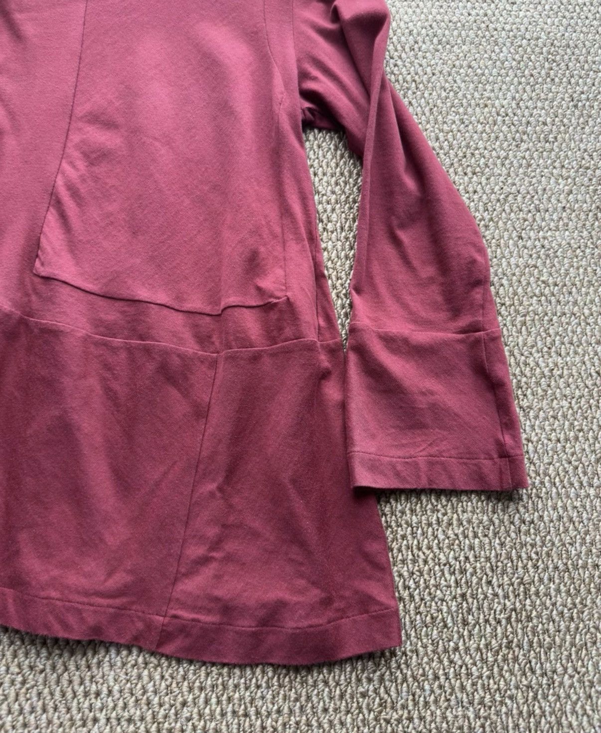 Comme des Garcons COMME des GARÇONS Brick Red Long Sleeve T-Shirt K23 Size S / US 4 / IT 40 - 2 Thumbnail