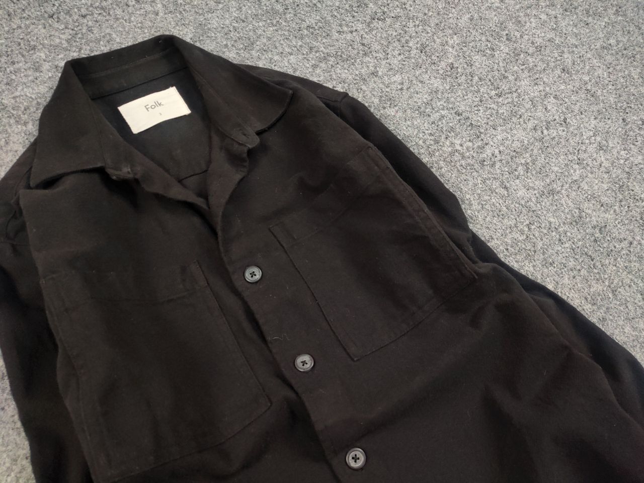 Folk Folk Design Button Long Sleeve Overshirt Pocket Light Jacket Size US M / EU 48-50 / 2 - 10 Thumbnail