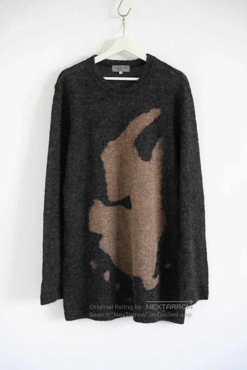 Yohji Yamamoto YOHJI YAMAMOTO Alpaca Wool Destroyed Sweater Size US L / EU 52-54 / 3 - 1 Thumbnail