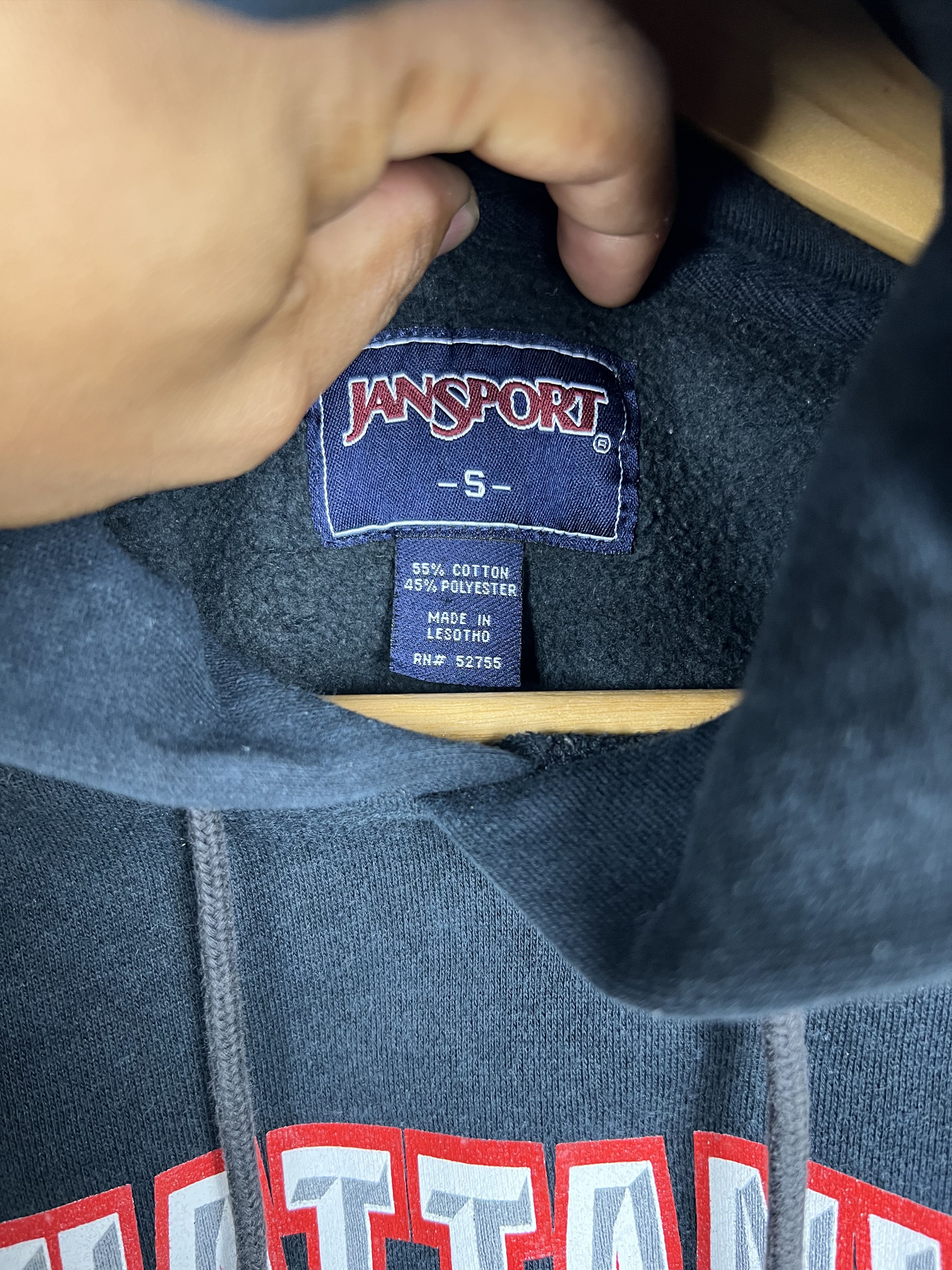 Jansport Vintage Jansport Manhattanville Pullover Hoodie Sweatshirt Size US S / EU 44-46 / 1 - 3 Thumbnail