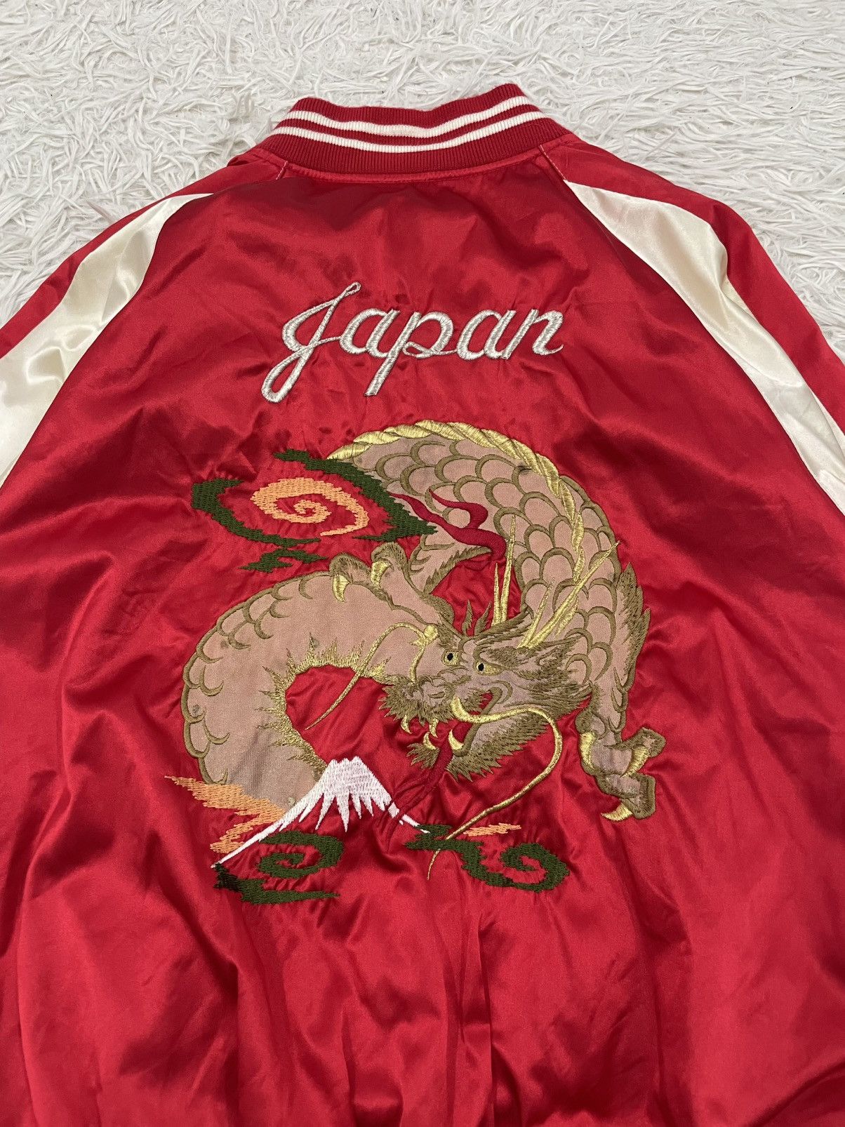 Japanese Brand Japan Dragon Embroidered Sukajan Jacket Size US L / EU 52-54 / 3 - 5 Thumbnail
