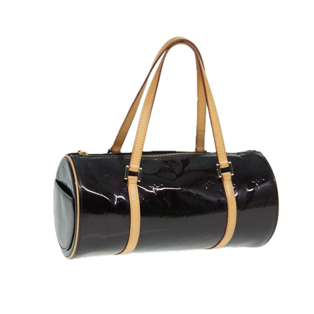 Louis Vuitton LOUIS VUITTON Monogram Vernis Bedford Hand Bag Amarante Size ONE SIZE - 1 Thumbnail