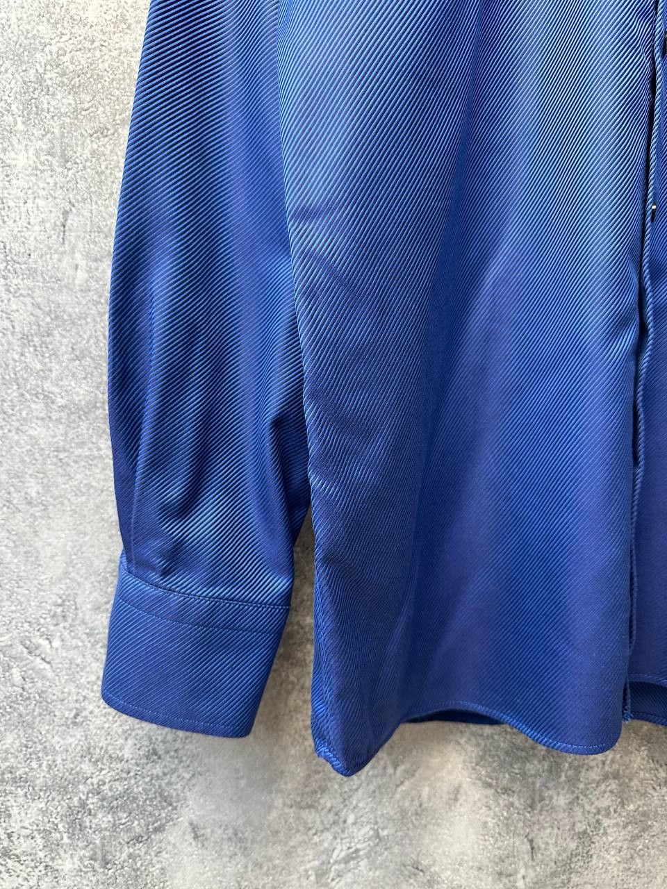 Eton ETON Contemporary Striped Gradient Blue Button Up Shirt Size US M / EU 48-50 / 2 - 7 Thumbnail