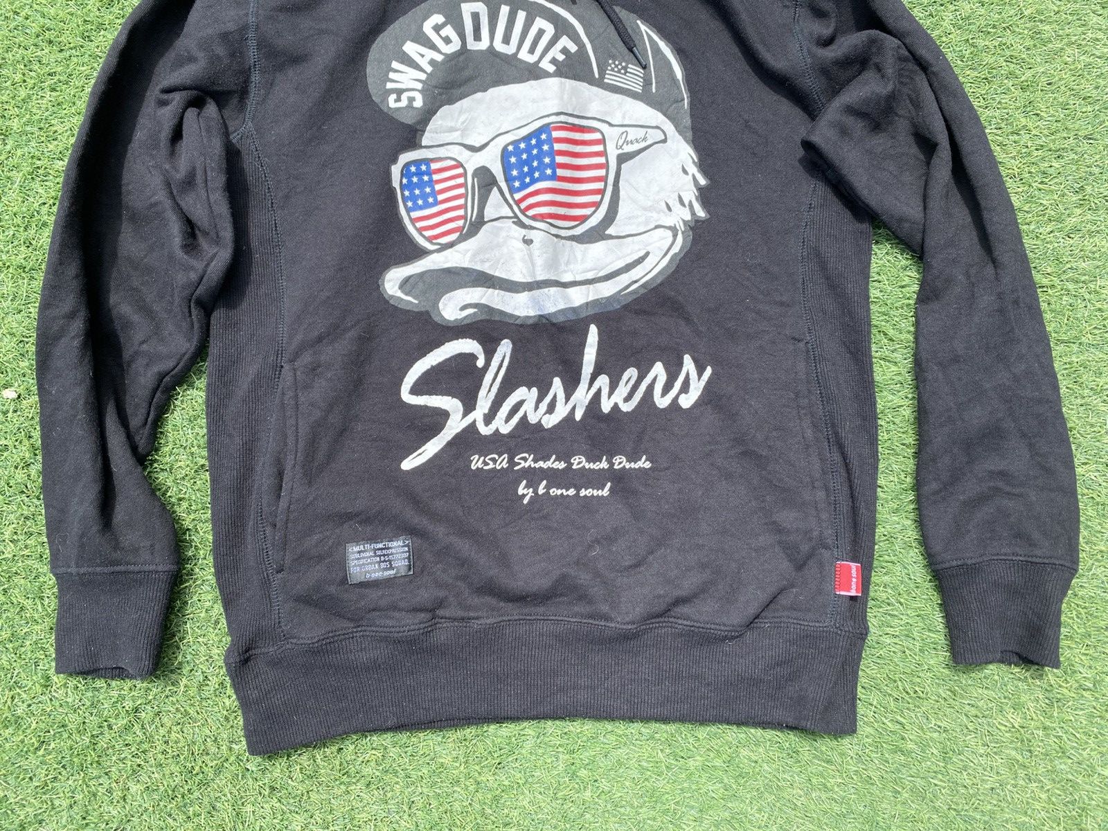 If Six Was Nine Vintage Duckdude B One Soul Hoodie Size US M / EU 48-50 / 2 - 2 Thumbnail