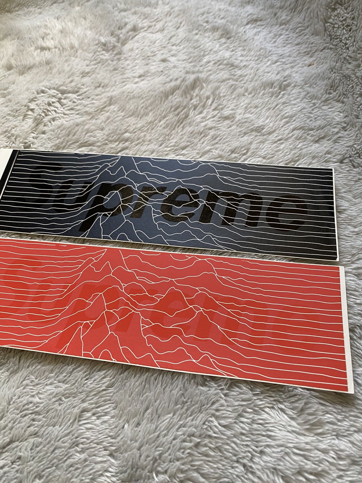 Joy Division × Supreme Supreme joy Davidson box logo sticker red black set of 2 Size ONE SIZE - 3 Thumbnail