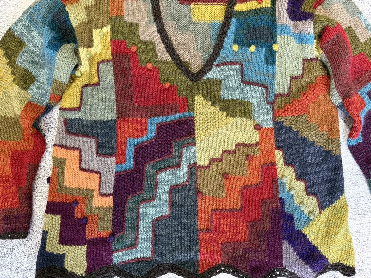 Other Peruvian Connection Alpaca Sweater Intarsia Knit Women M Size M / US 6-8 / IT 42-44 - 4 Thumbnail