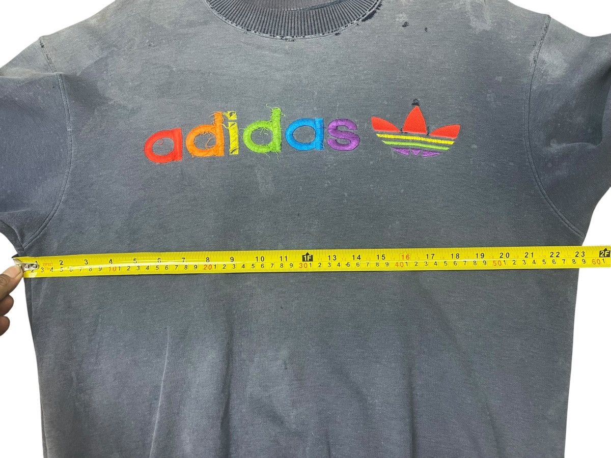 Adidas Vintage Adidas Faded Distressed Sweatshirt Streetwear Size US L / EU 52-54 / 3 - 6 Thumbnail