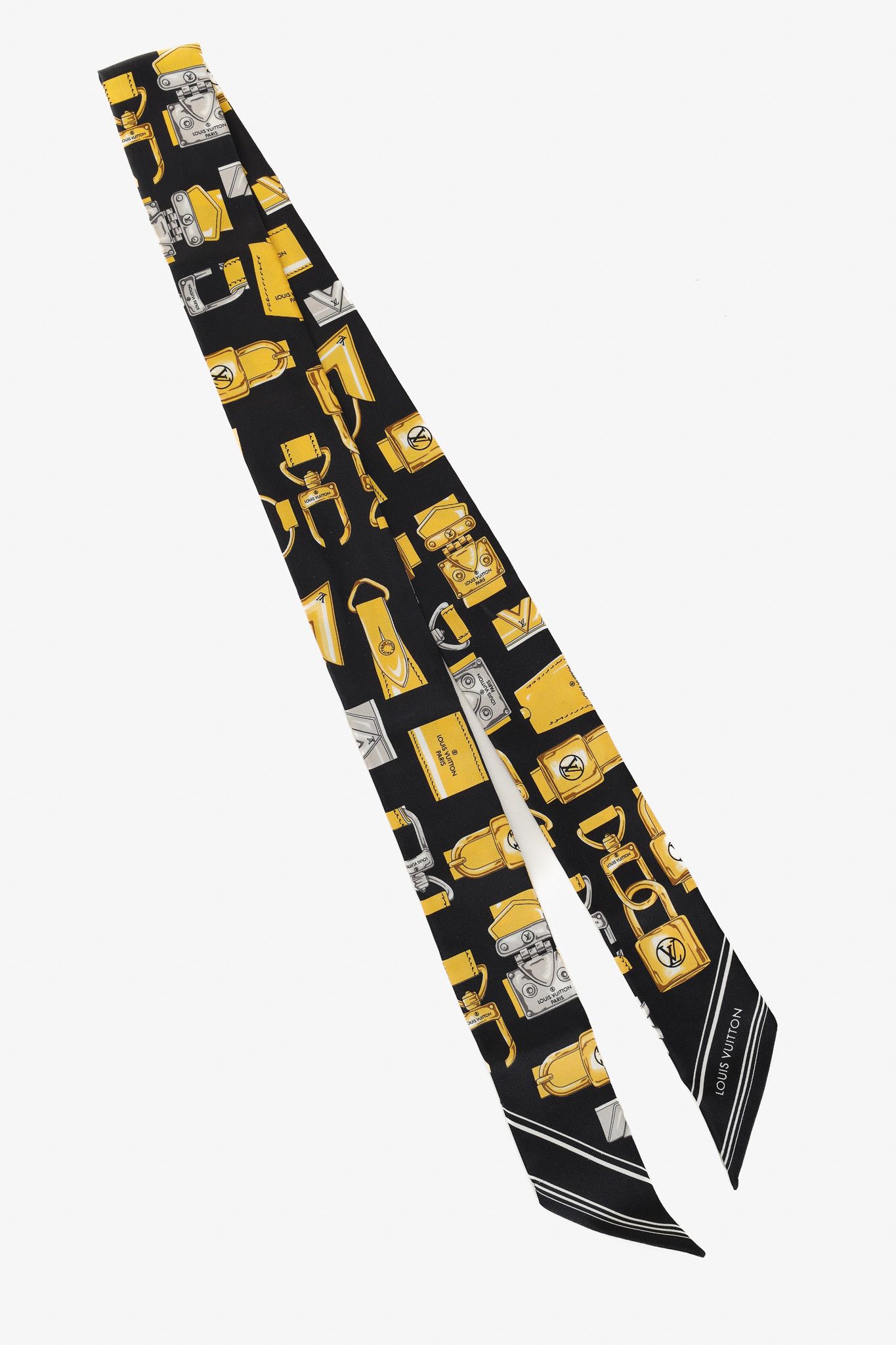 Louis Vuitton Louis Vuitton Full of Locks Black and Gold BB Bandeau Size ONE SIZE - 1 Thumbnail