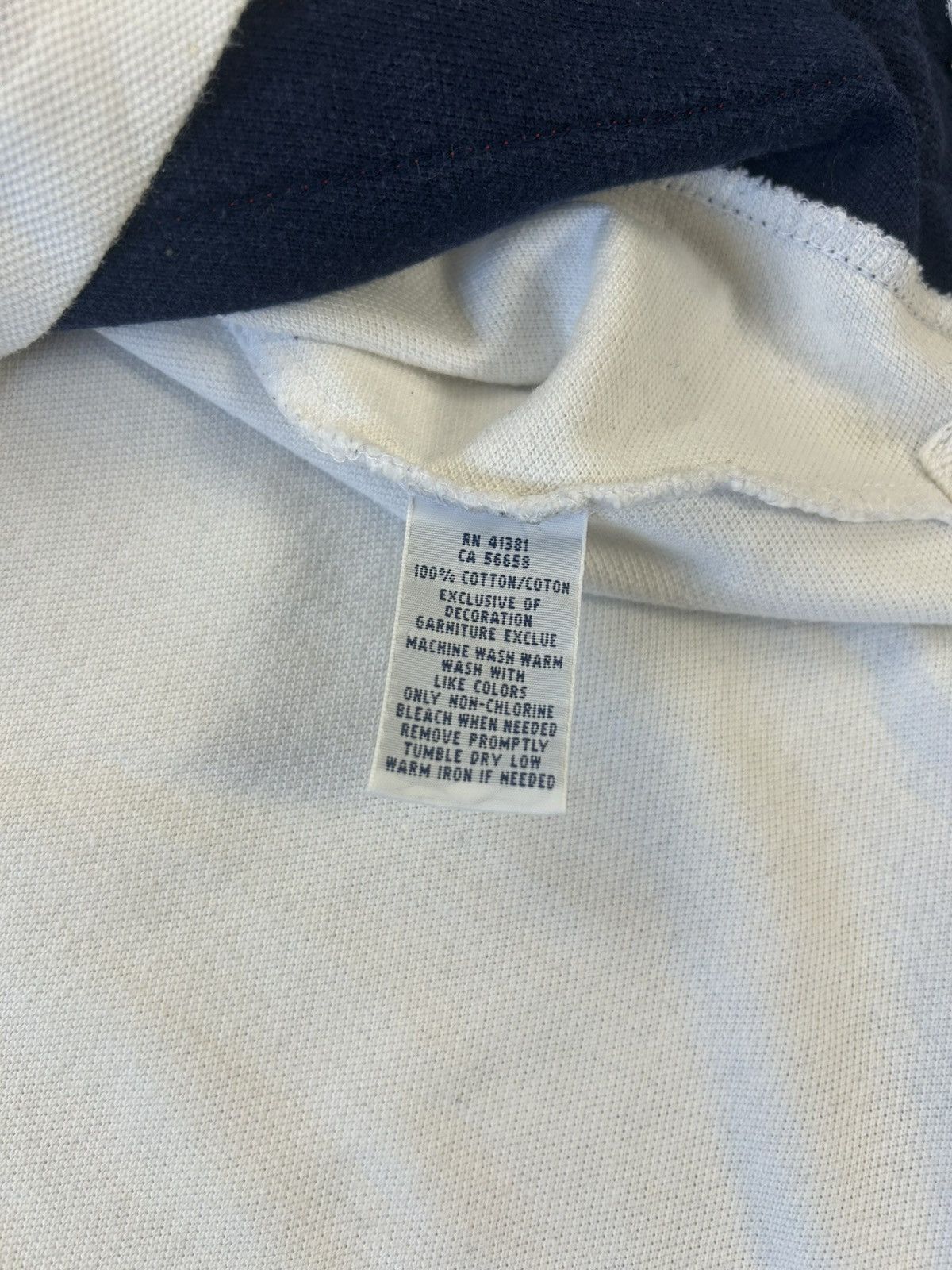 Ralph Lauren Chief Keef Polo Ralph Lauren vintage big pony white navy Size US L / EU 52-54 / 3 - 4 Thumbnail