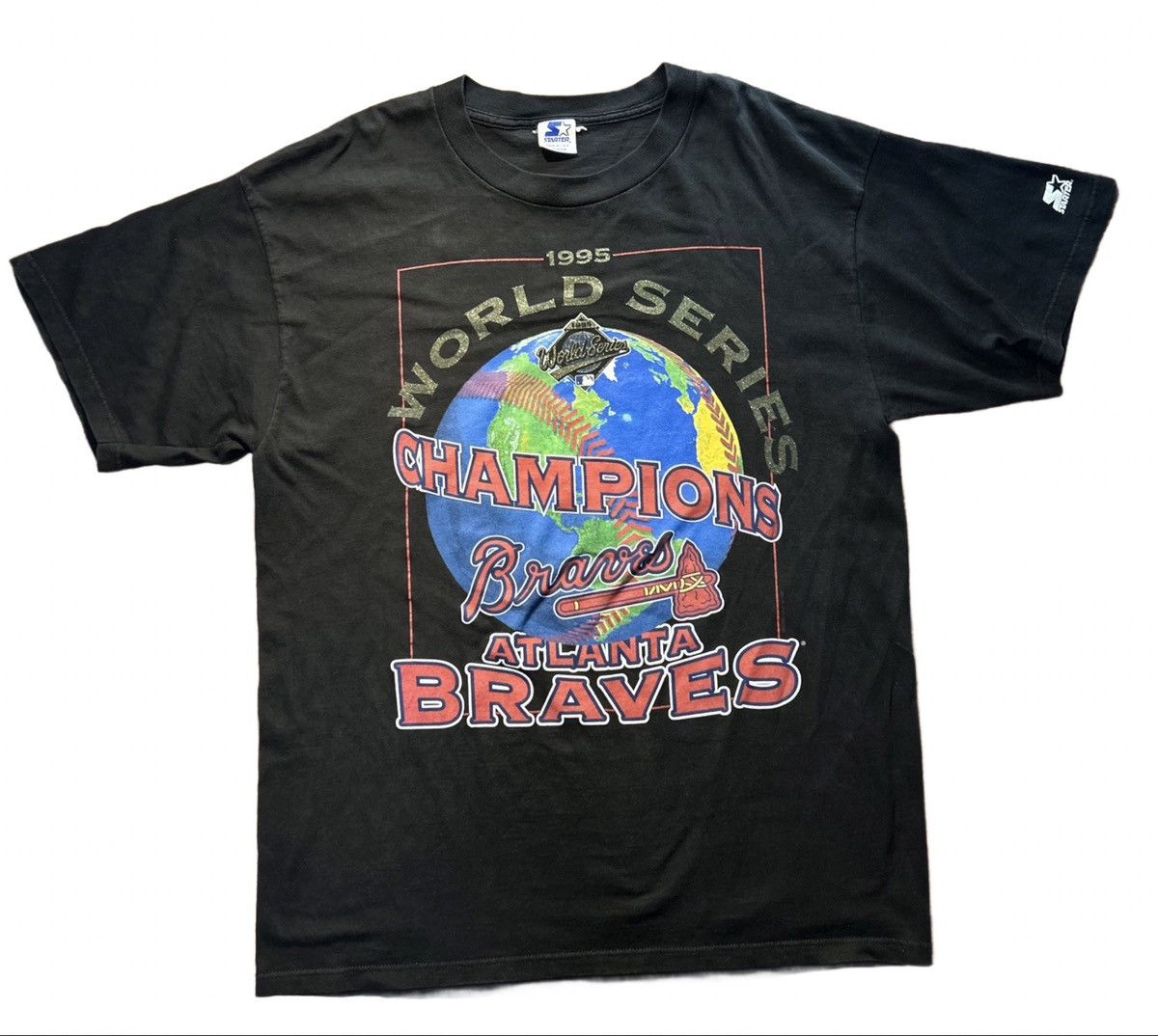 Starter Vintage 1995 Atlanta Braves World Series Champs Starter Tee Size US L / EU 52-54 / 3 - 1 Thumbnail