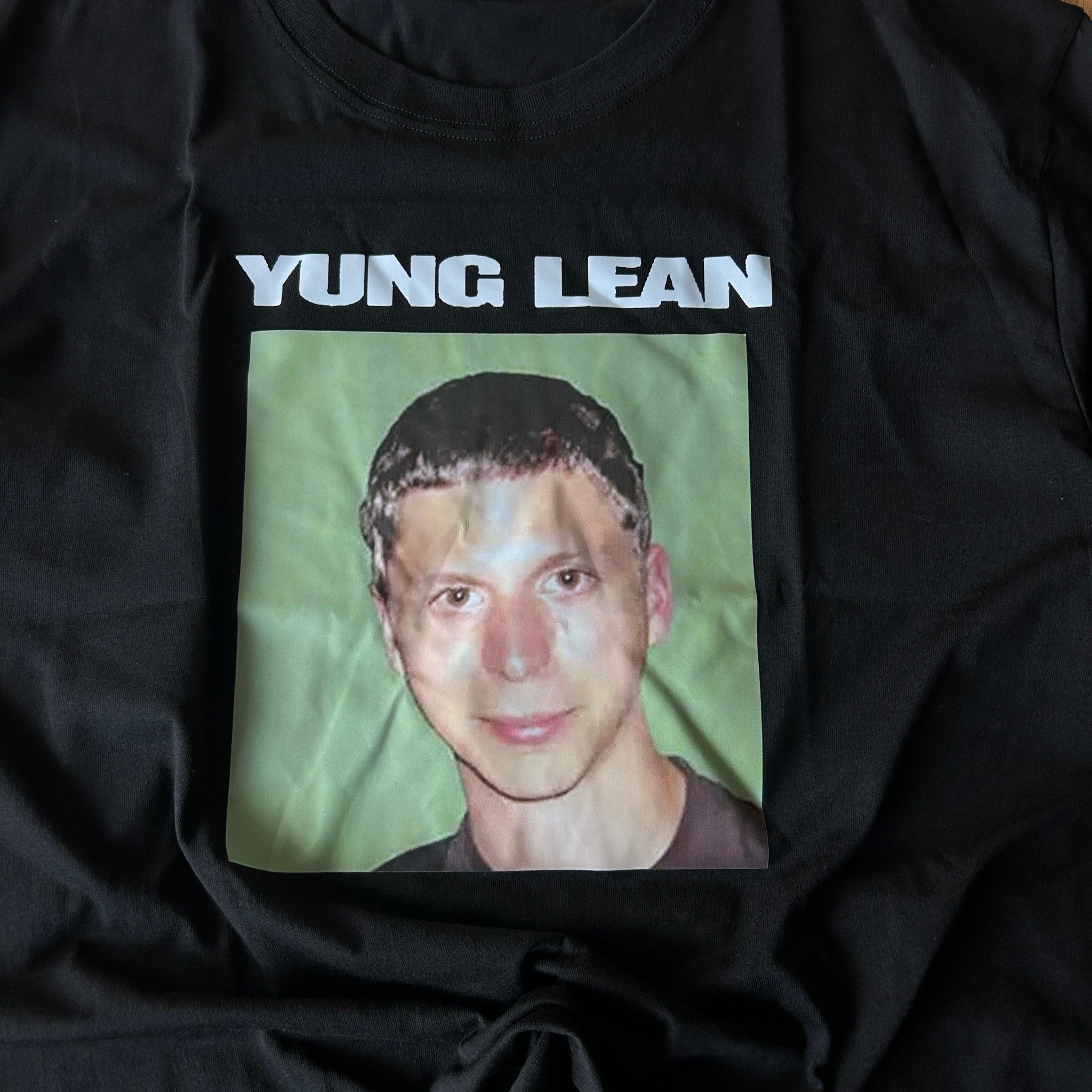 Japanese Brand Novelty Yung Lean Superbad Tshirt in black w. front graphic. Size US M / EU 48-50 / 2 - 3 Thumbnail
