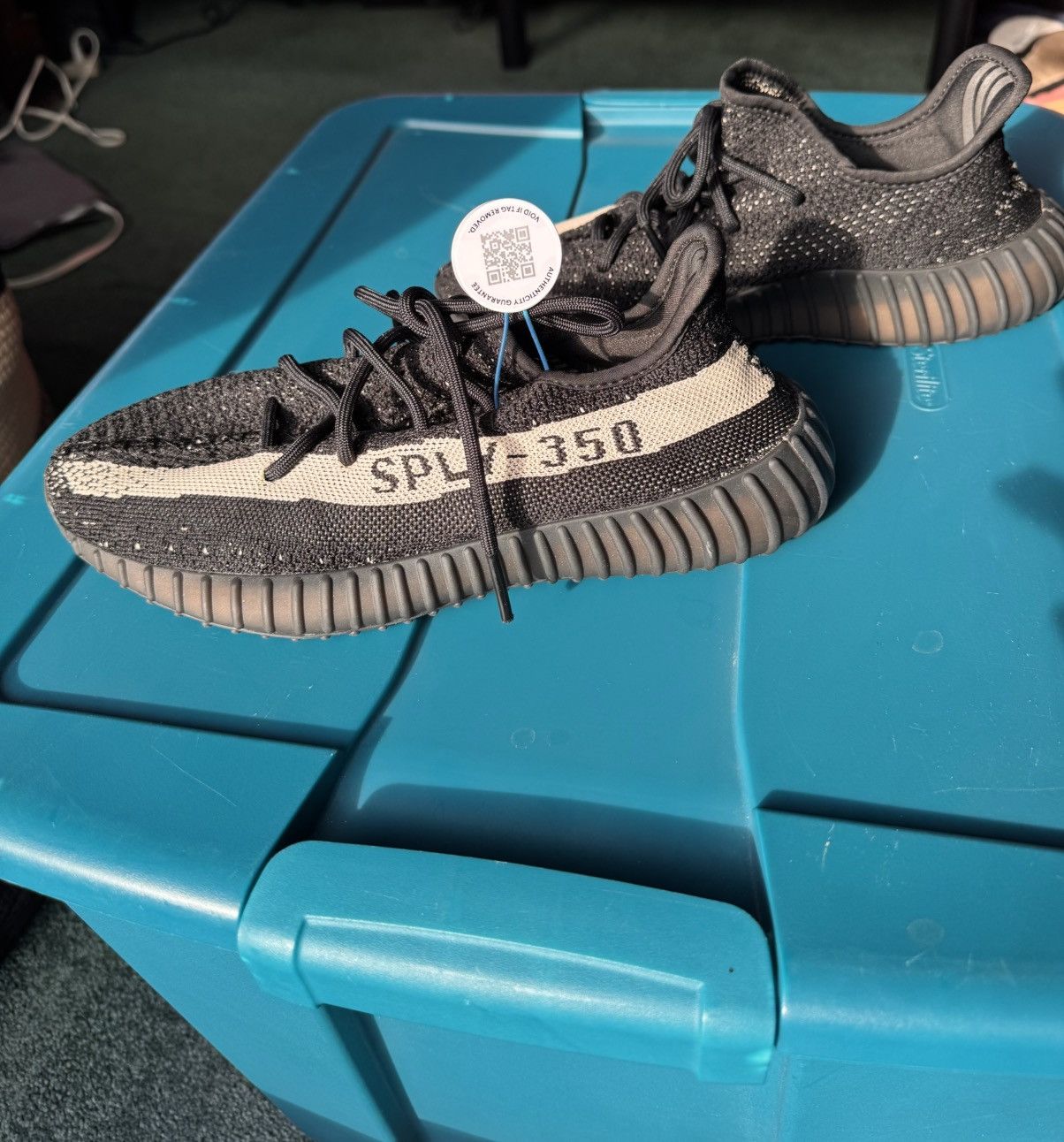 Adidas × Kanye West Yeezy Boost 350 V2 “Oreo” Size US 7 / EU 40 - 3 Thumbnail