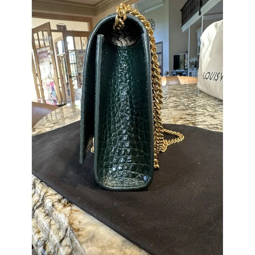 Saint Laurent Paris o1b1hav110724 Size: OS / Kate Medium Bag in Dark Green Size ONE SIZE - 5 Thumbnail