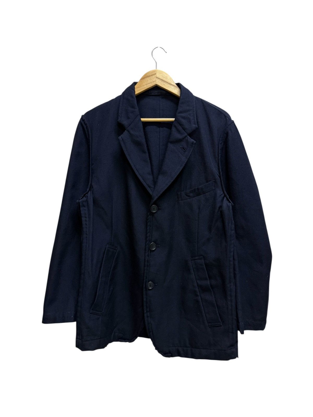 Comme des Garcons Homme Plus AD1998 Comme Des Garcons Homme Plus Linen Wool Coat Jacket Size US M / EU 48-50 / 2 - 1 Thumbnail