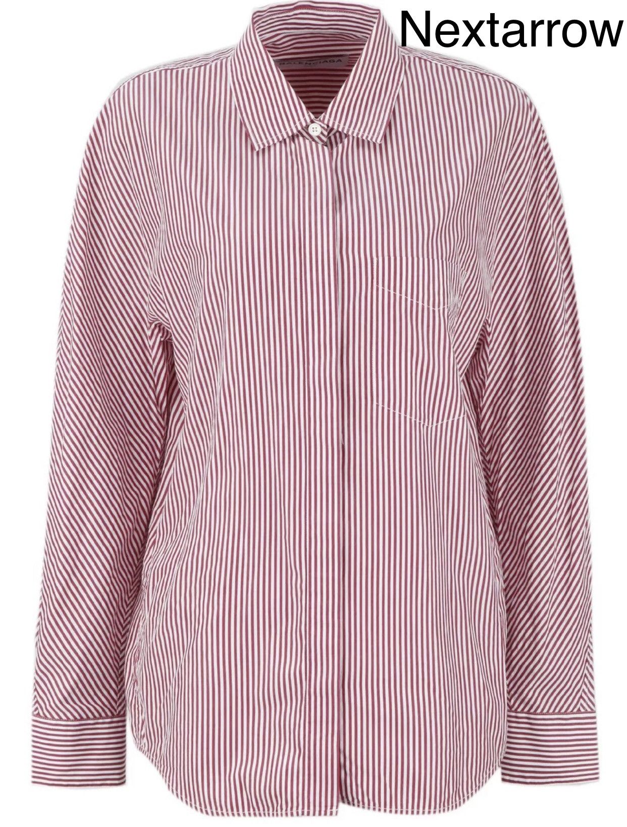 Balenciaga BALENCIAGA oversized striped shirt2412-Nextarrow Size XS / US 0-2 / IT 36-38 - 1 Thumbnail