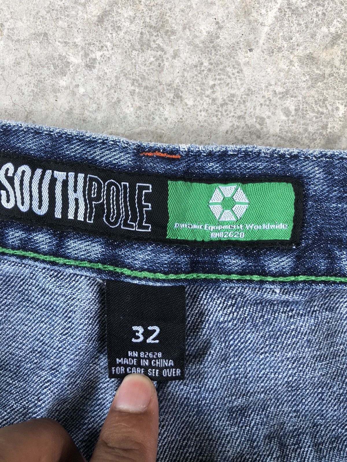 Southpole Vintage Southpole Embroidered Jeans Baggy Jeans hip hop Size US 32 / EU 48 - 17 Thumbnail