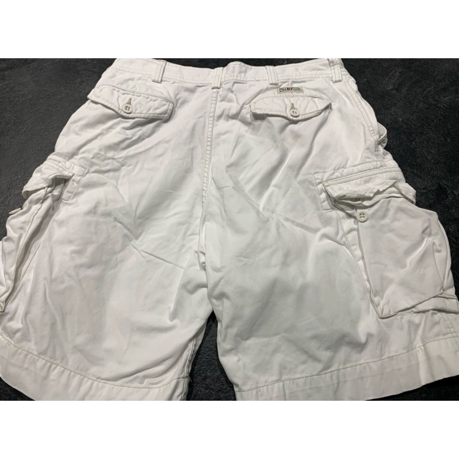 Polo Ralph Lauren Polo Ralph Lauren Cargo Shorts Men’s 36 White Cotton Regular Fit Pockets Size US M / EU 48-50 / 2 - 6 Thumbnail