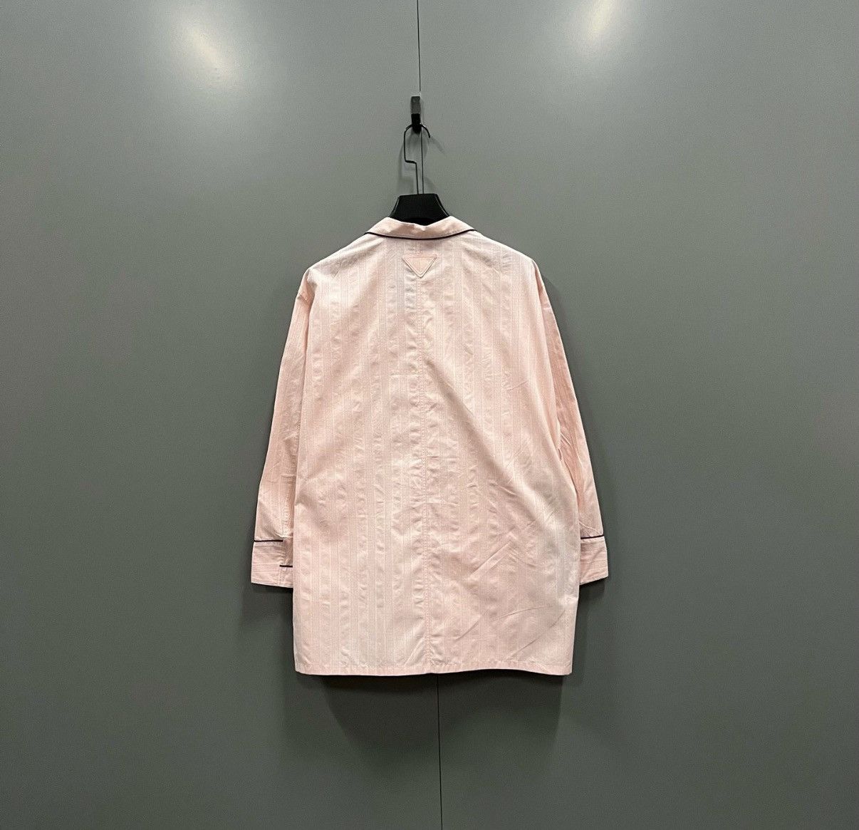 Prada Prada Pink Striped Embroidered Dress J41 Size XS / US 0-2 / IT 36-38 - 2 Thumbnail
