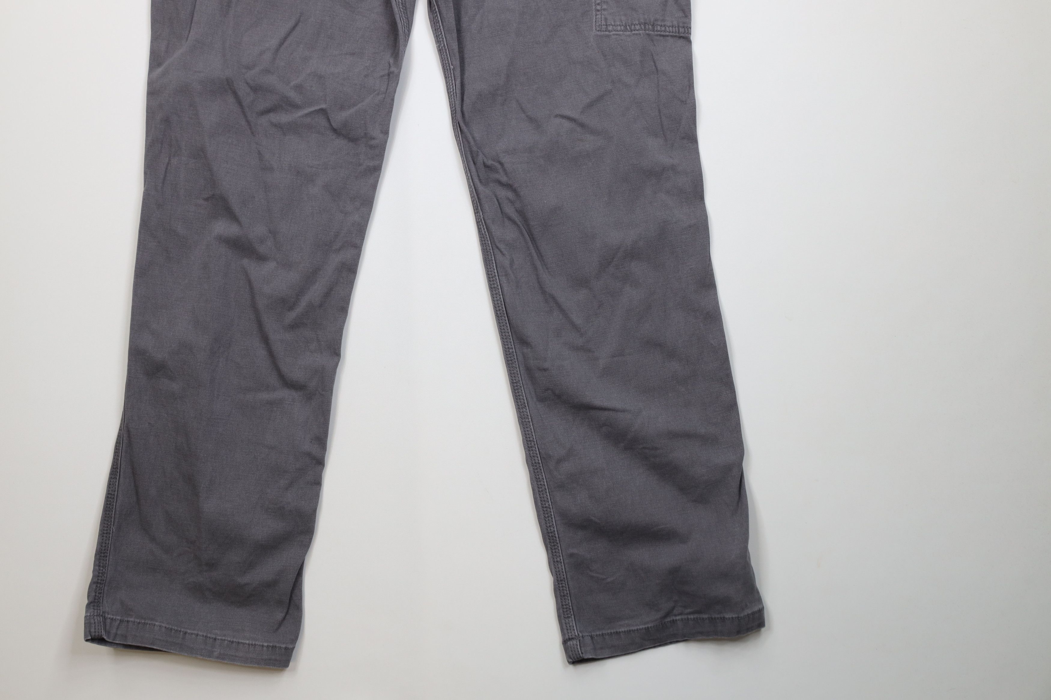 Carhartt Vintage Y2K Carhartt Wide Leg Canvas Dungaree Pants Gray Size US 36 / EU 52 - 11 Thumbnail