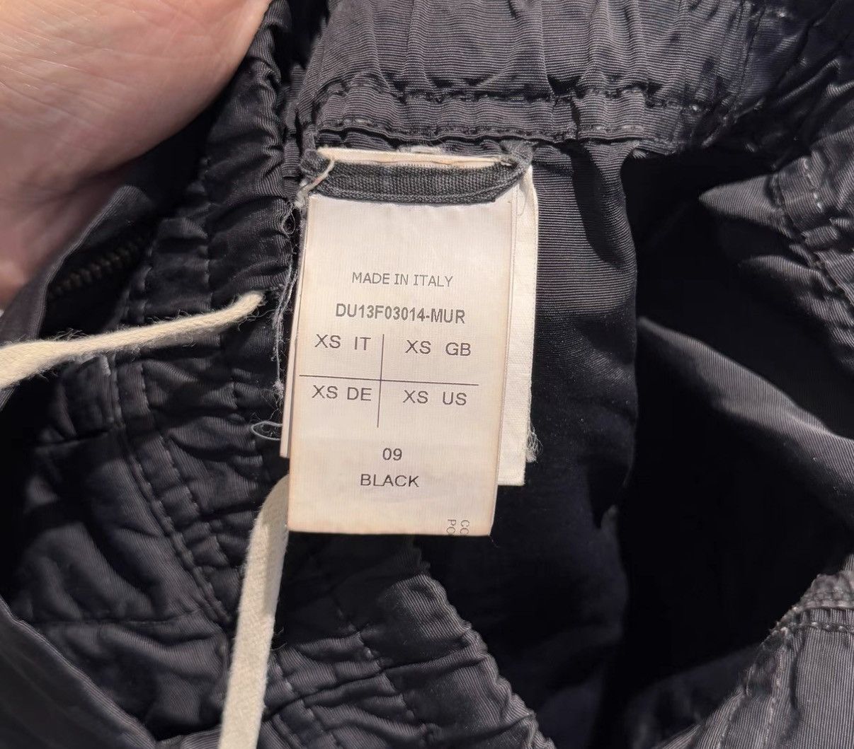 Rick Owens Rick Owens DRKSHDW 13FW Diagonal-Fly Drawstring Shorts Size US 30 / EU 46 - 5 Thumbnail