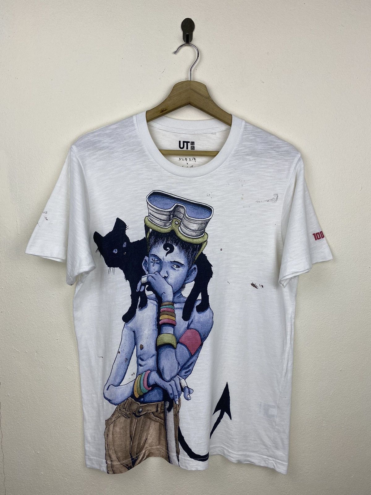 Anime Anime Tekkonkinkreet Taiyou Matsumoto Splash Paint Rare Tee Size US M / EU 48-50 / 2 - 1 Thumbnail