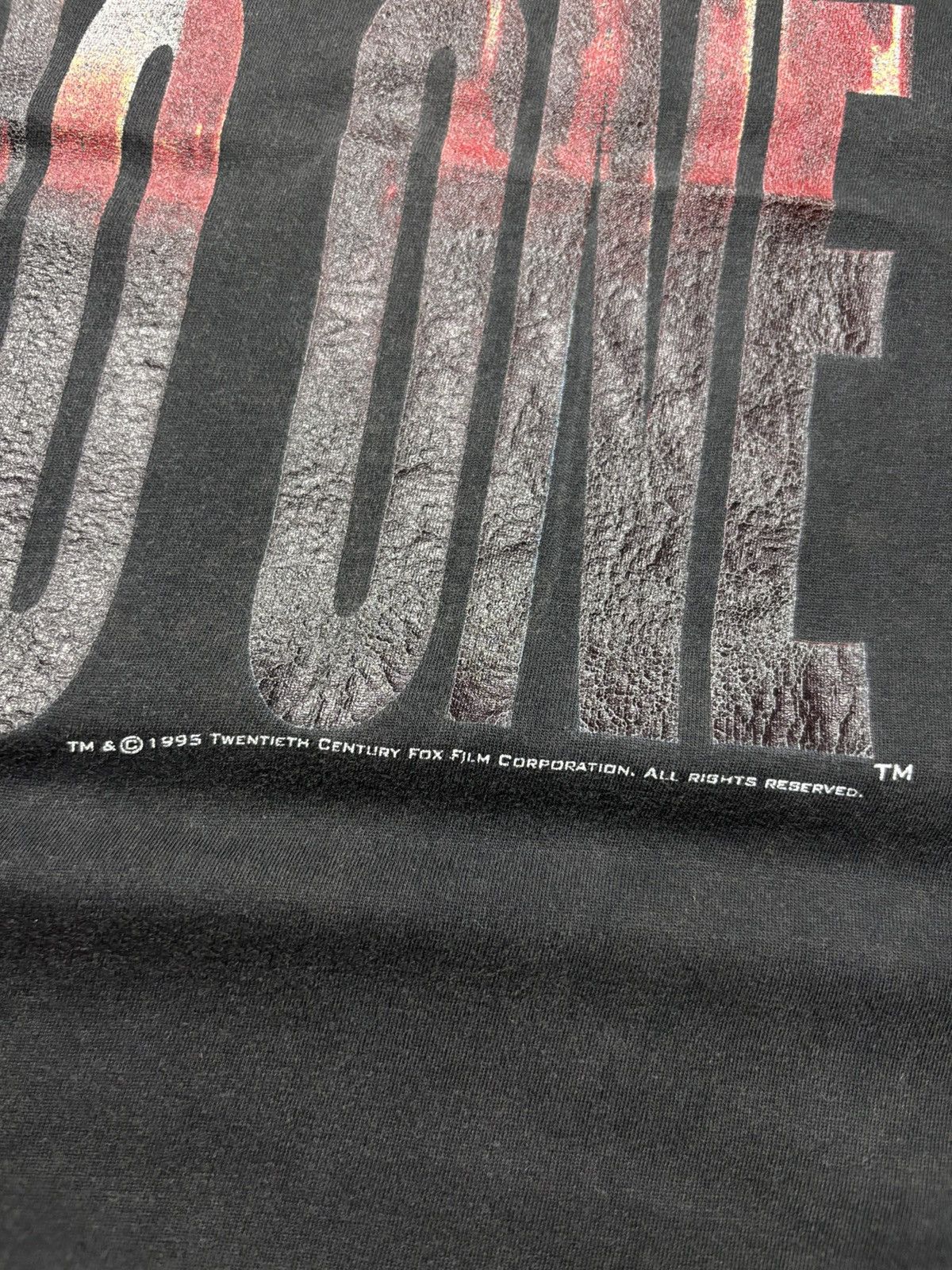 Other Vintage 1995 The X-Files Trust No One T-Shirt Black 90s Size US L / EU 52-54 / 3 - 8 Thumbnail