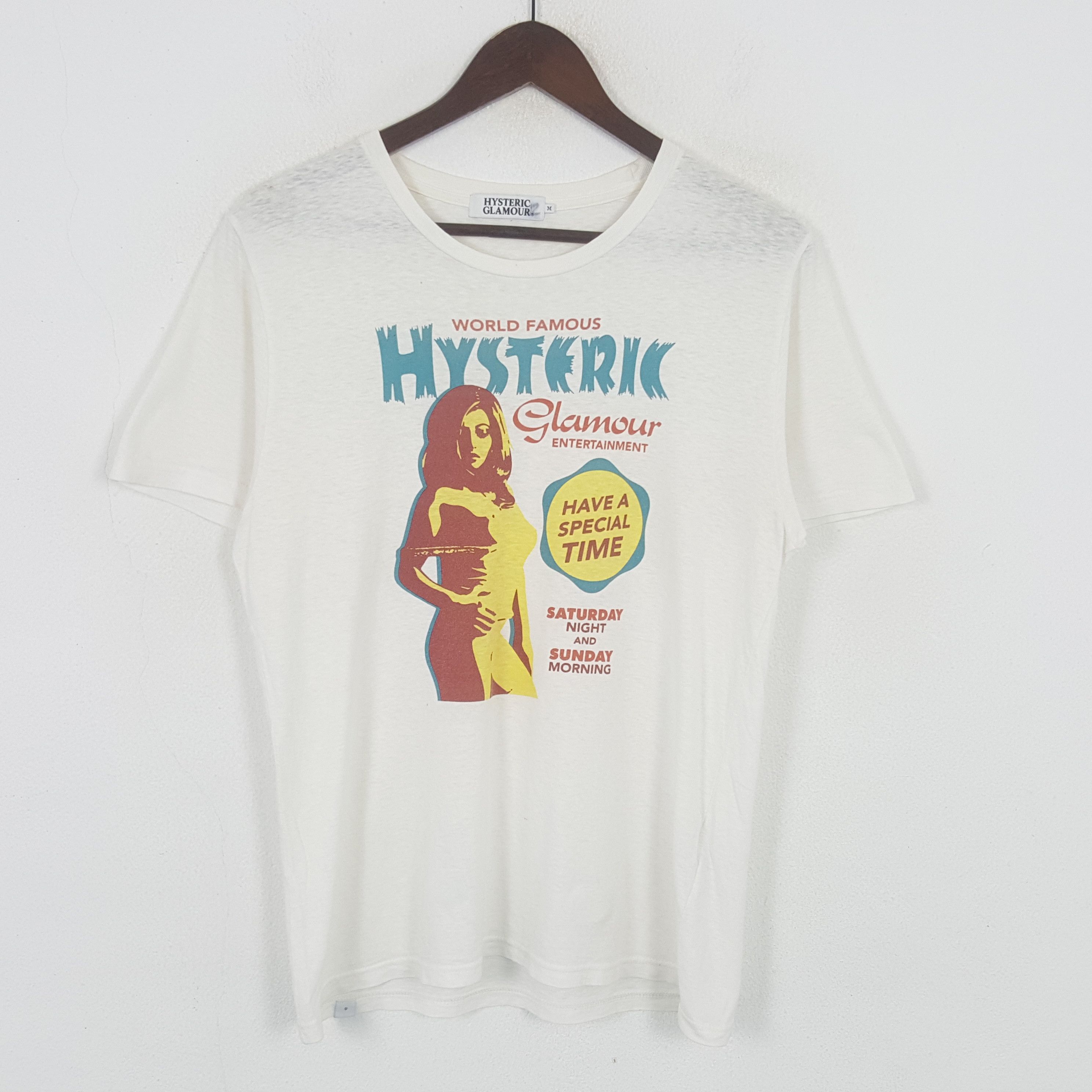 Vintage Hysteric Glamour World Famous Japan Brand Tshirt