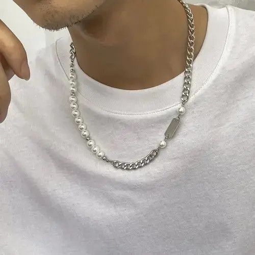 Jewelry × Vintage Pearl Necklace Chain y2k vintage style Size ONE SIZE - 3 Thumbnail