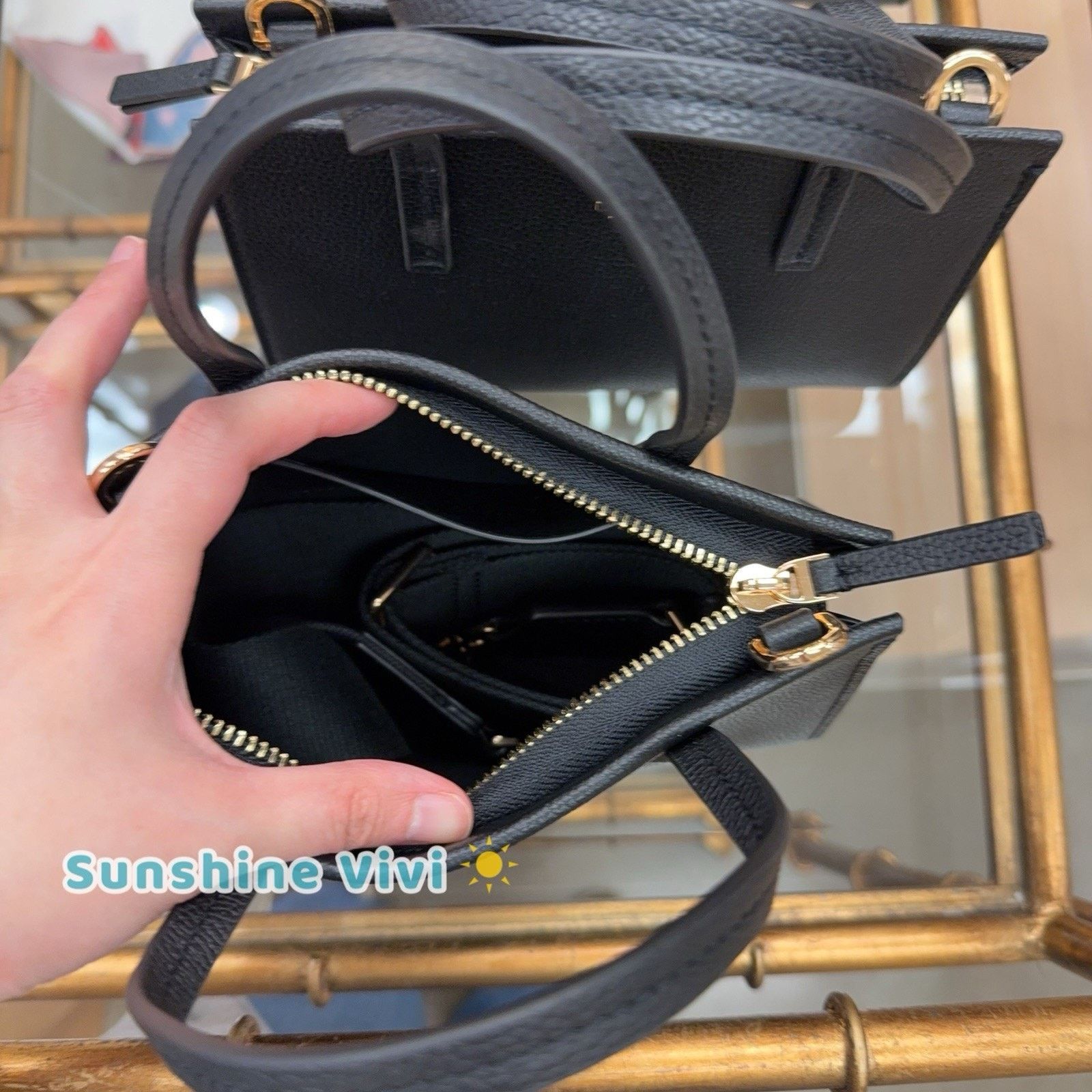 Tory Burch NWT Tory Burch Blake Mini Tote 175949 Crossbody Black Size ONE SIZE - 4 Thumbnail
