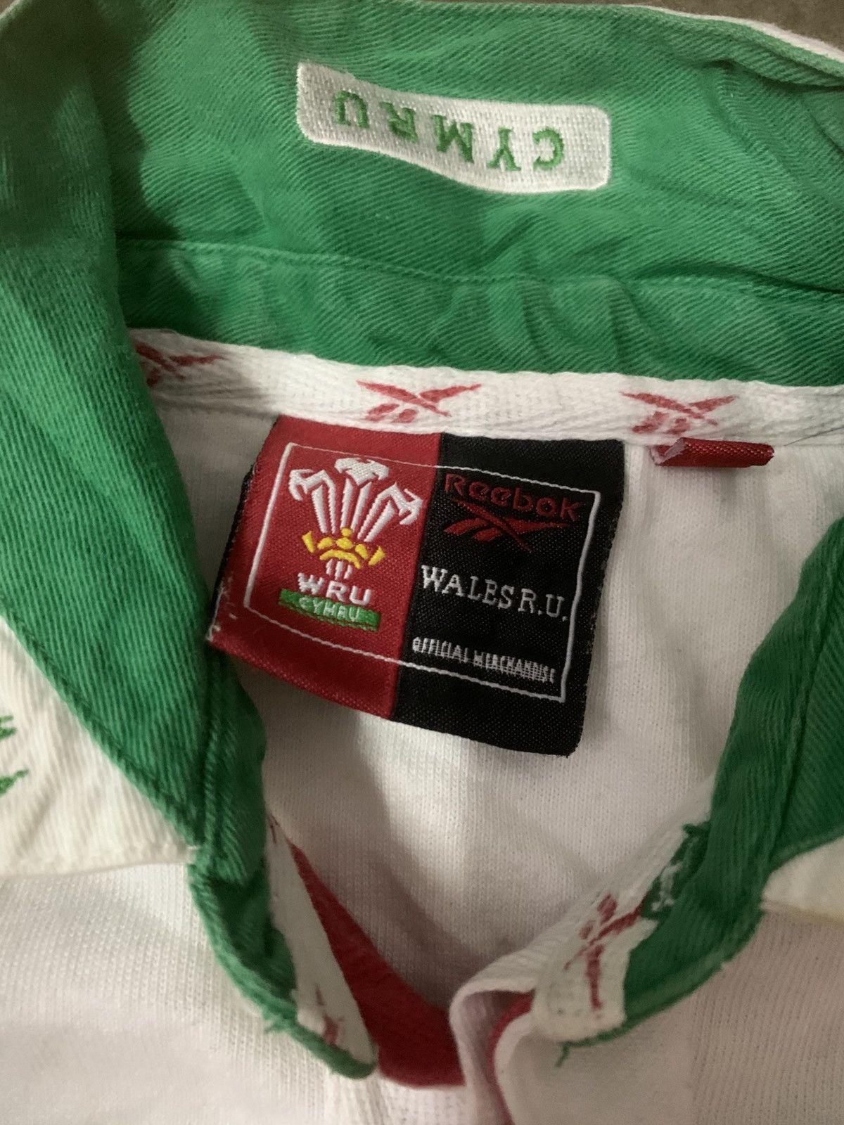 Reebok × Vintage Wales Rugby Union Official Merchandise Long Sleeve Tee Size US S / EU 44-46 / 1 - 5 Thumbnail