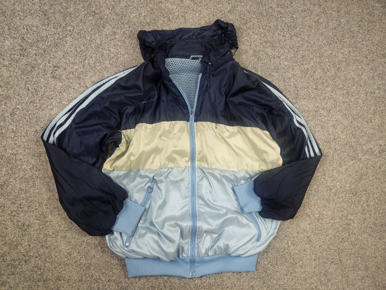 Adidas Vintage 90's Adidas Trefoil Track Zip Light Jacket Retro Size US S / EU 44-46 / 1 - 7 Thumbnail