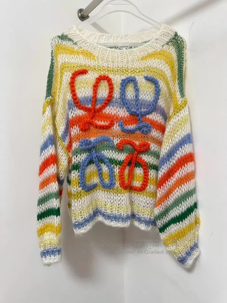 Loewe Loewe Wool Knit Sweater Size S / US 4 / IT 40 - 1 Thumbnail