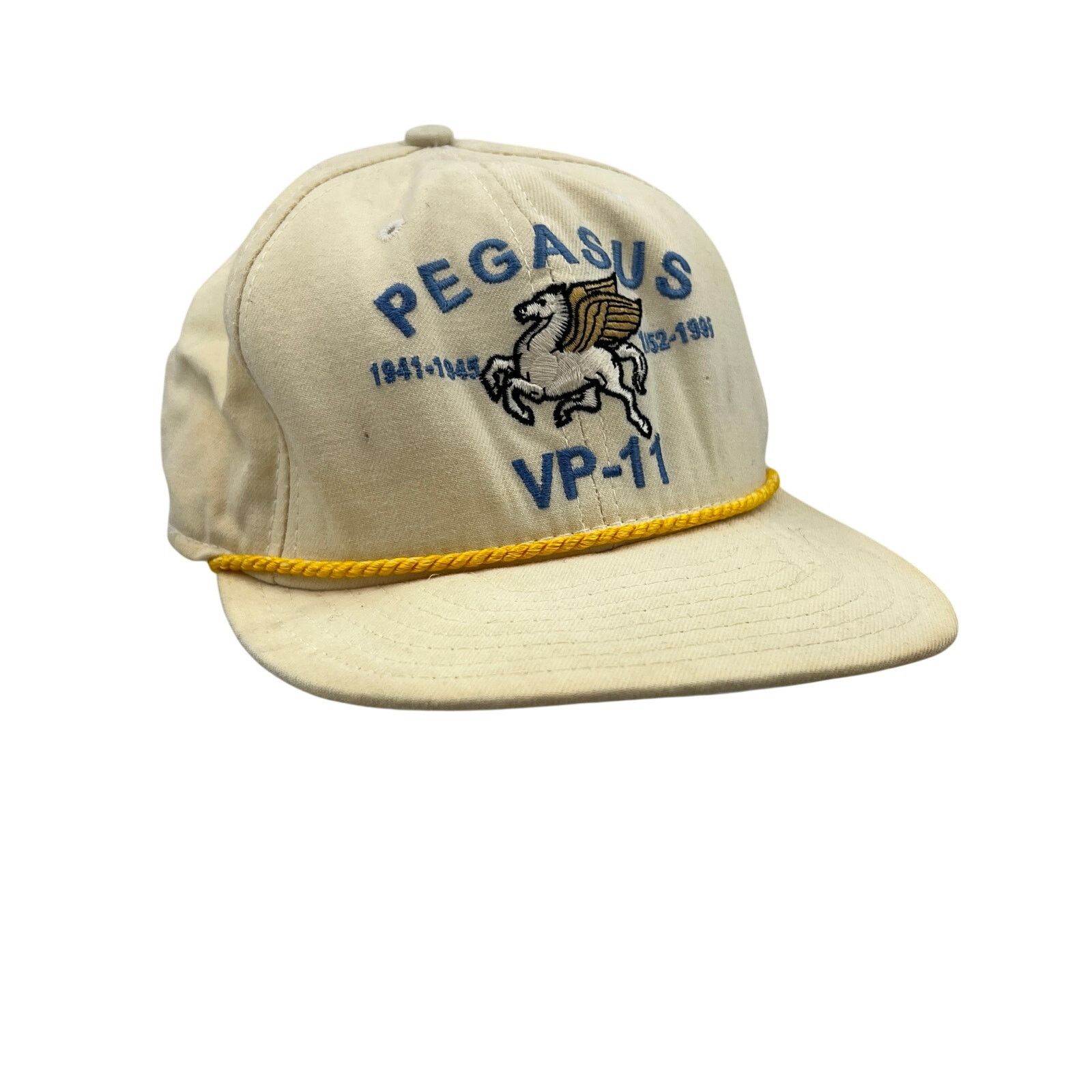 New Era Vintage New Era Baseball Hat Pegasus Cream Size ONE SIZE - 1 Thumbnail