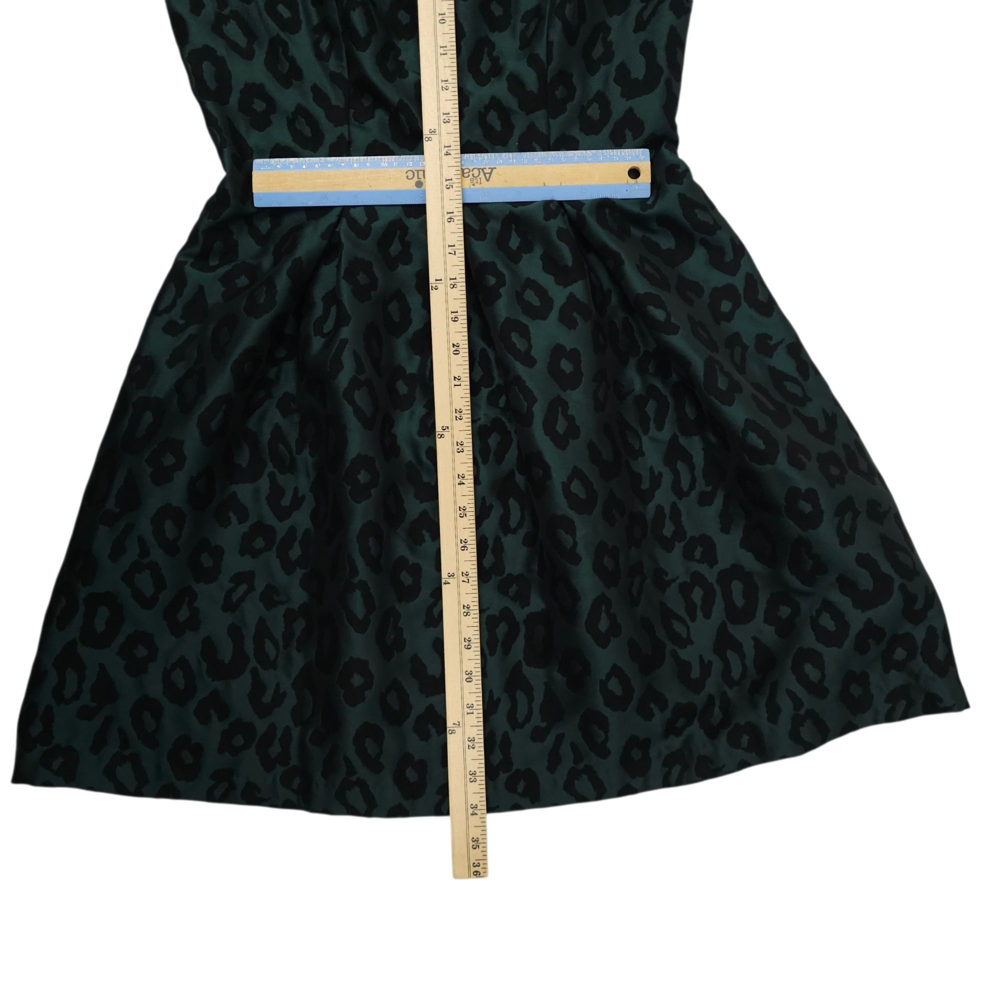 Loft Ann Taylor Loft Leopard Print Jacquard Fit & Flare Dress 4 Size S / US 4 / IT 40 - 11 Thumbnail
